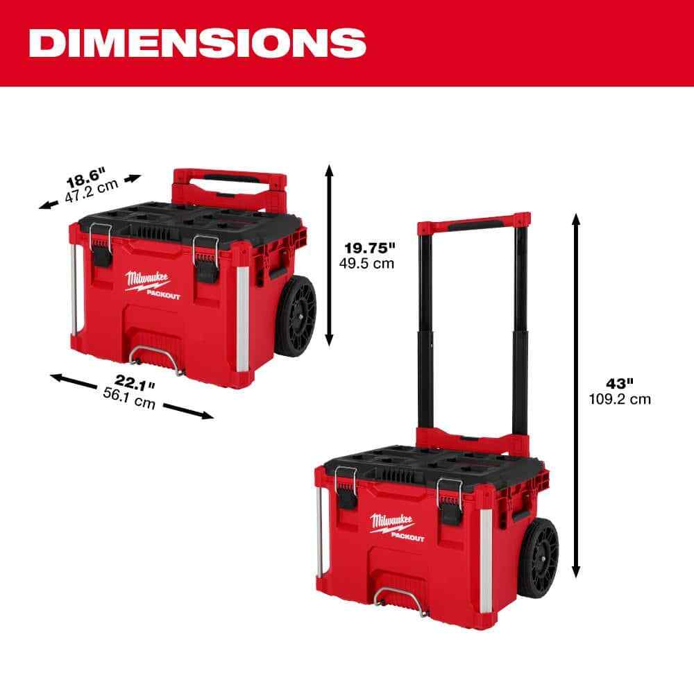 Milwaukee 48-22-8027 Low-Profile Handle for PACKOUT Rolling Tool Box FREE SHIP