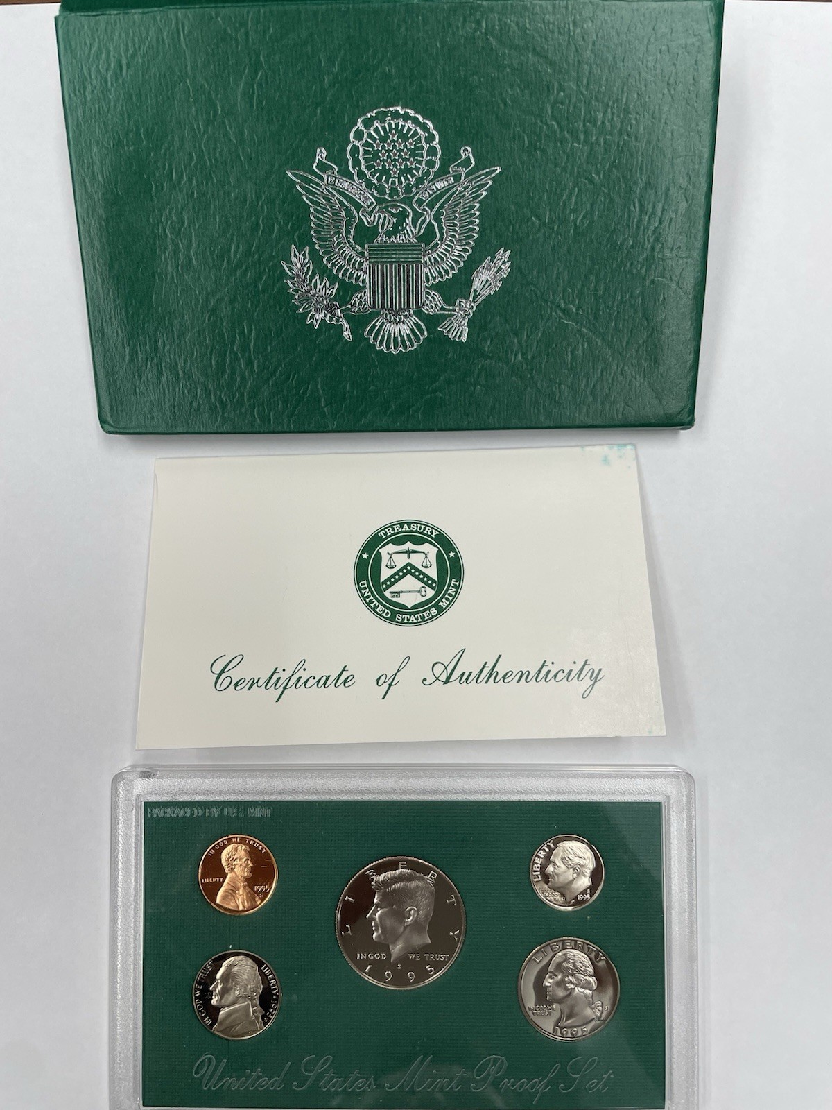 United States Mint 1993 Proof Set San Francisco Uncirculated w/ Certificate