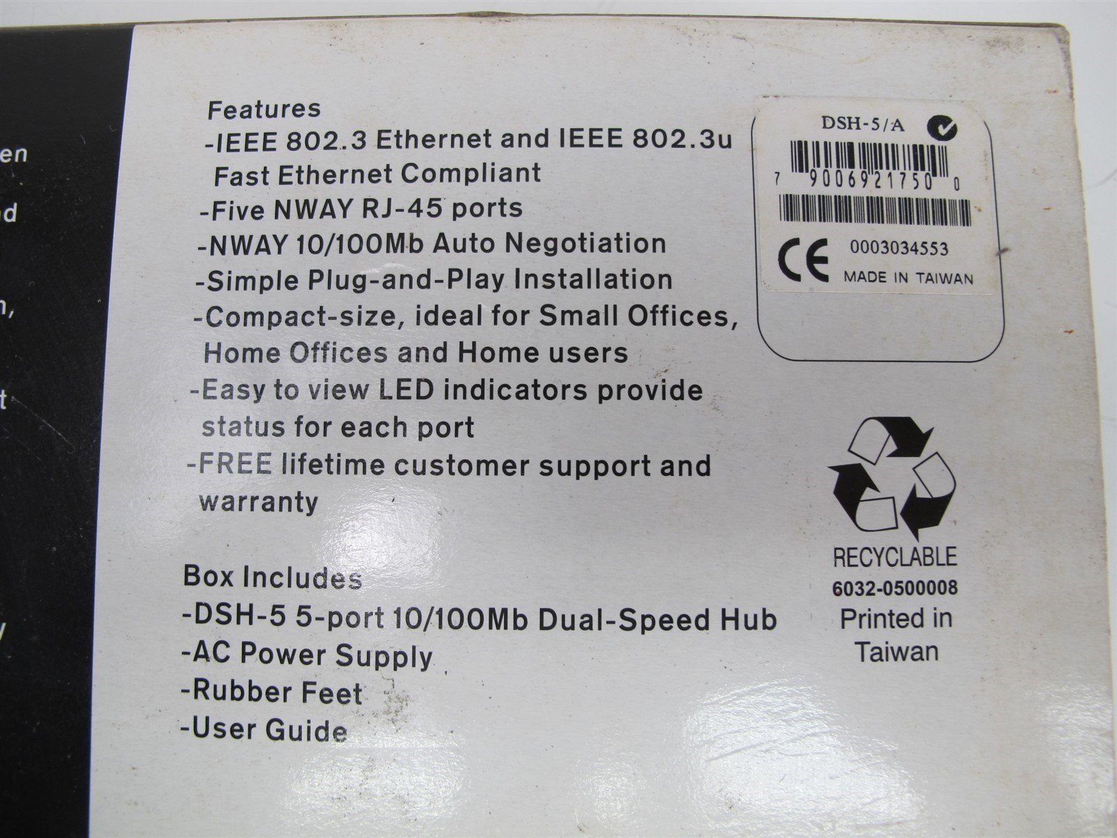 D-Link DSH (DSH-5) 4-Ports External Hub