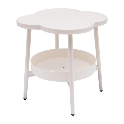 Sofa Side Table Snack Table End Table With Storage Basket For Bedroom