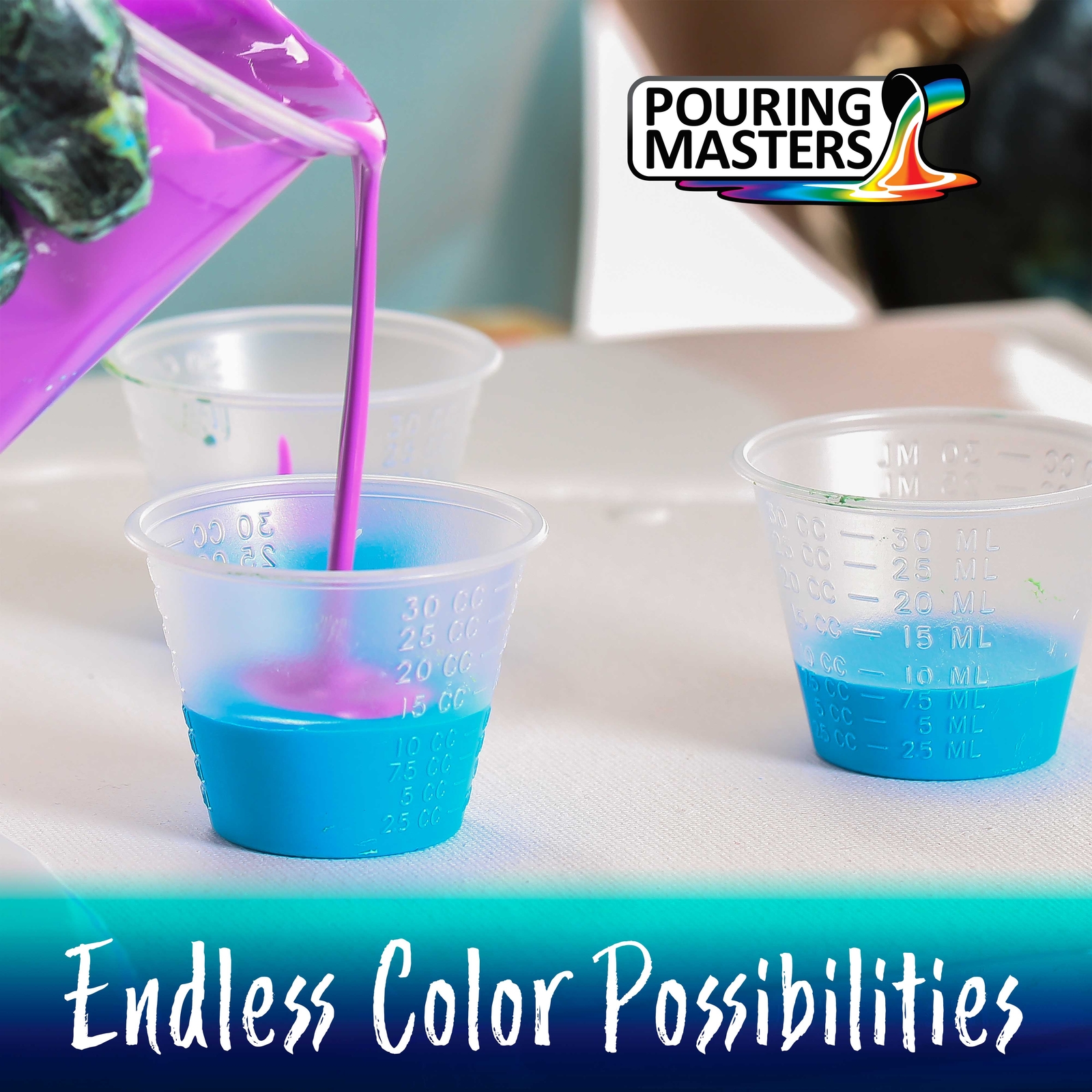 Violet Interference Pearl Special Effects Pouring Paint - Quart Bottle