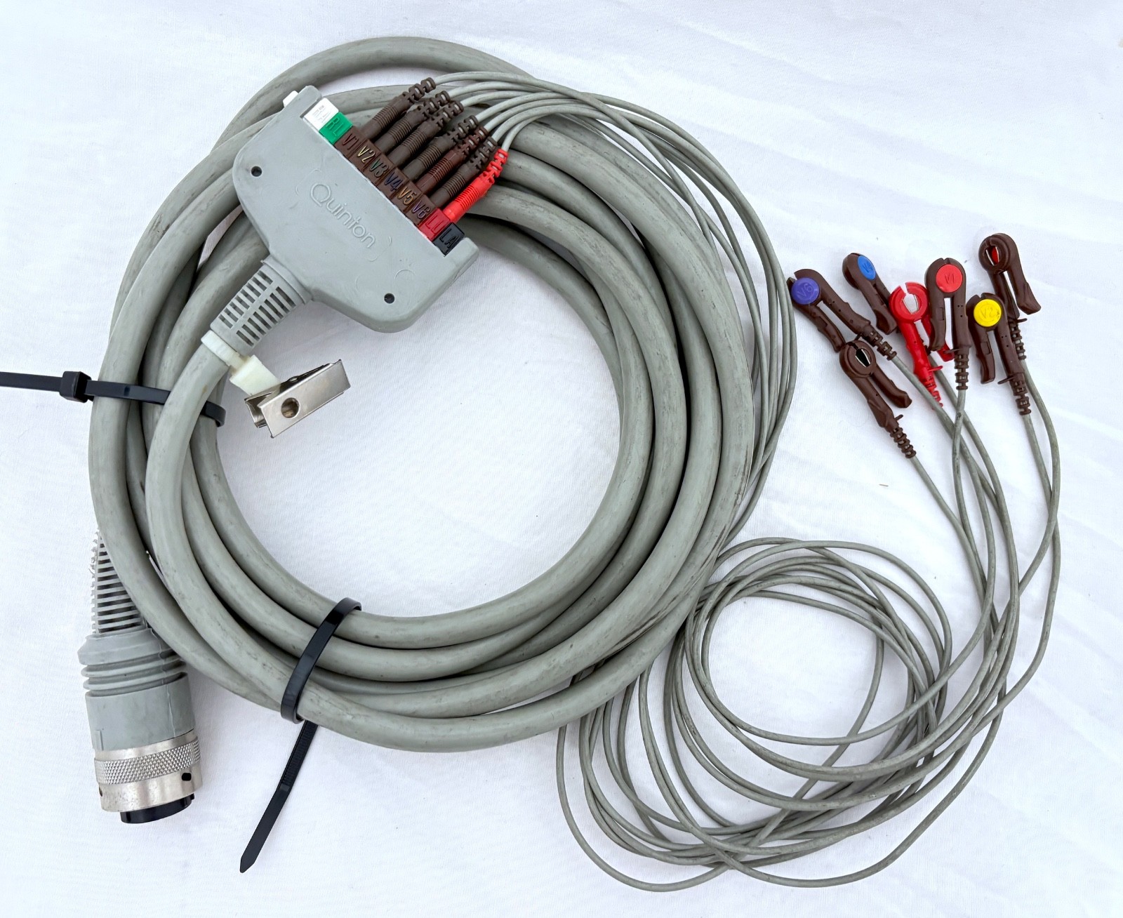 QUINTON 19420-003 - LEAD EKG / ECG PATIENT CABLE