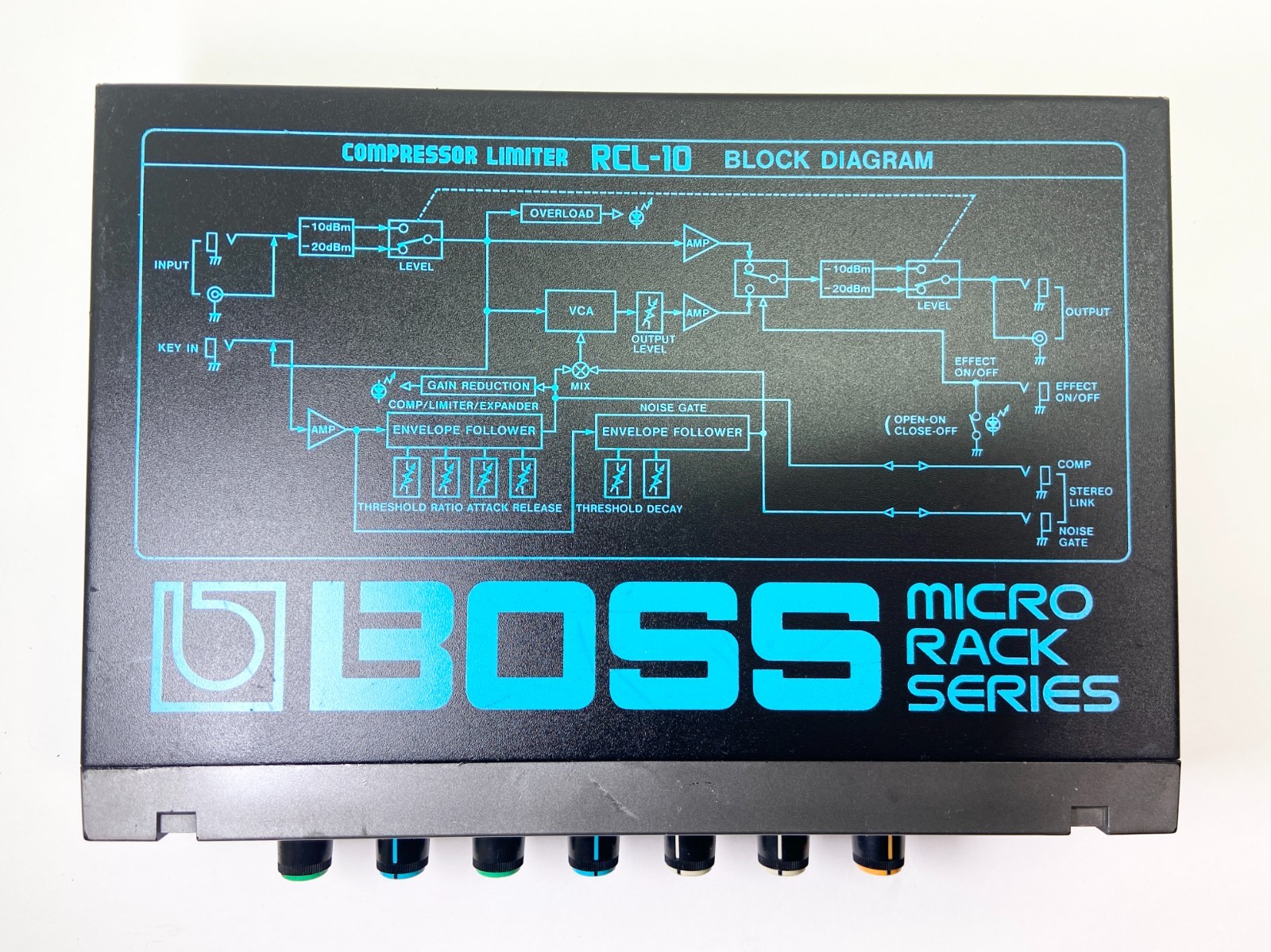 BOSS RCL-10 Compressor Limiter Micro Rack Guitar Effects Unit good condition