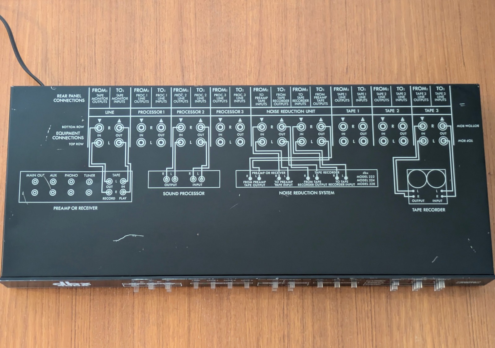 DBX 400X Active Program Route Selector