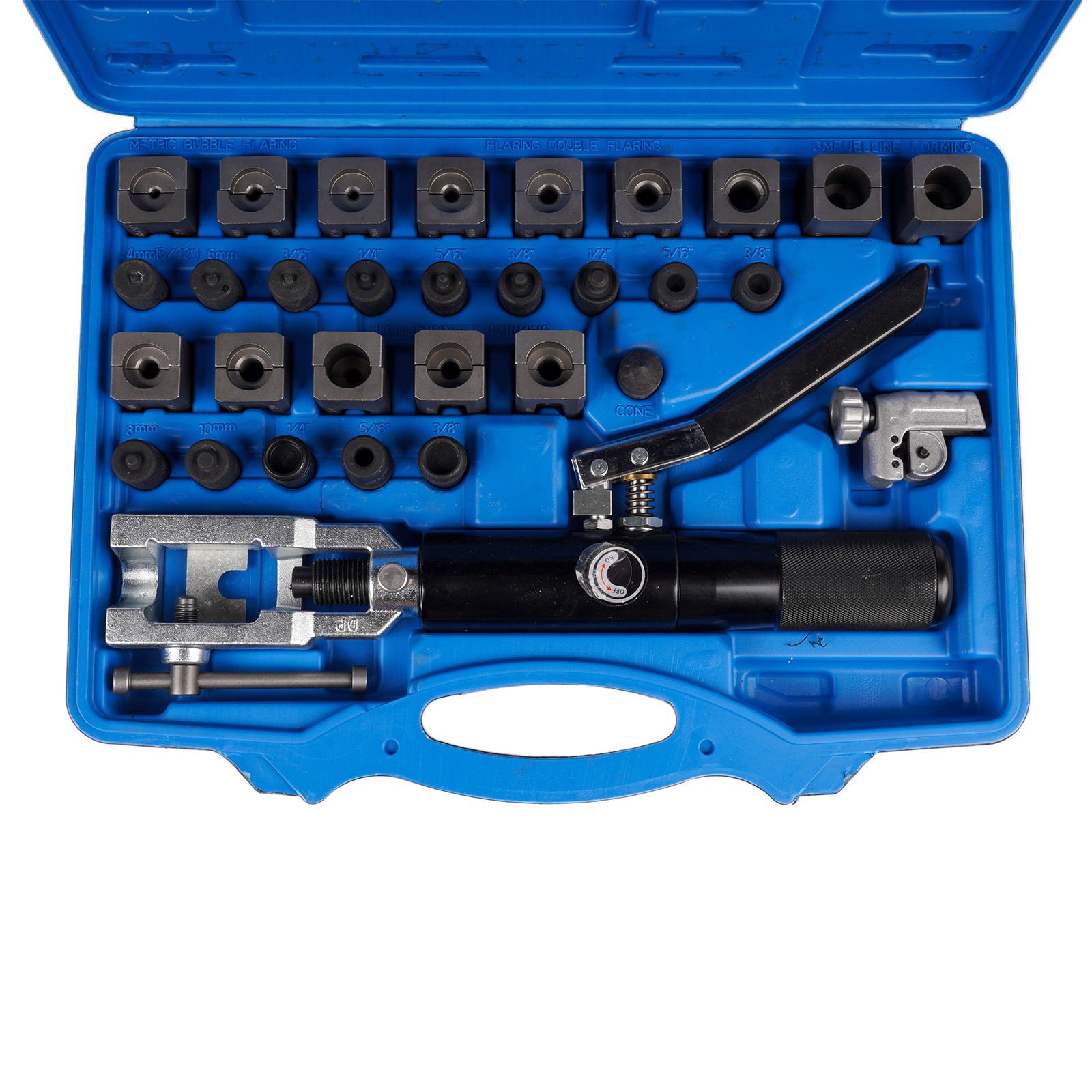 Hydraulic Flaring Tool Set 72475-PRC 45° Double & Single Flares Push Connect