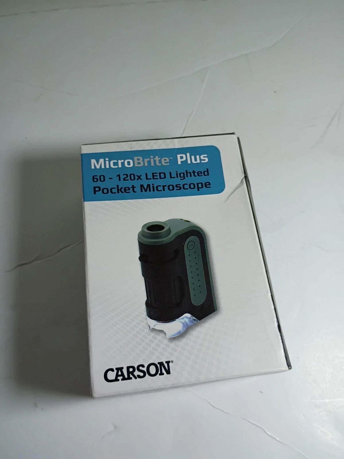 Carson | MicroBrite Plus | LED Pocket Microscope | 60x-120x | MM300 | Gray | 107
