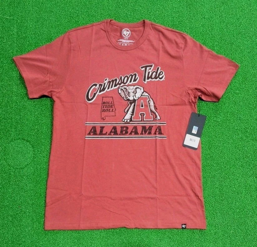 Alabama Crimson Tide '47 Brand Men's Franklin T-Shirt short sleeve Roll Tide
