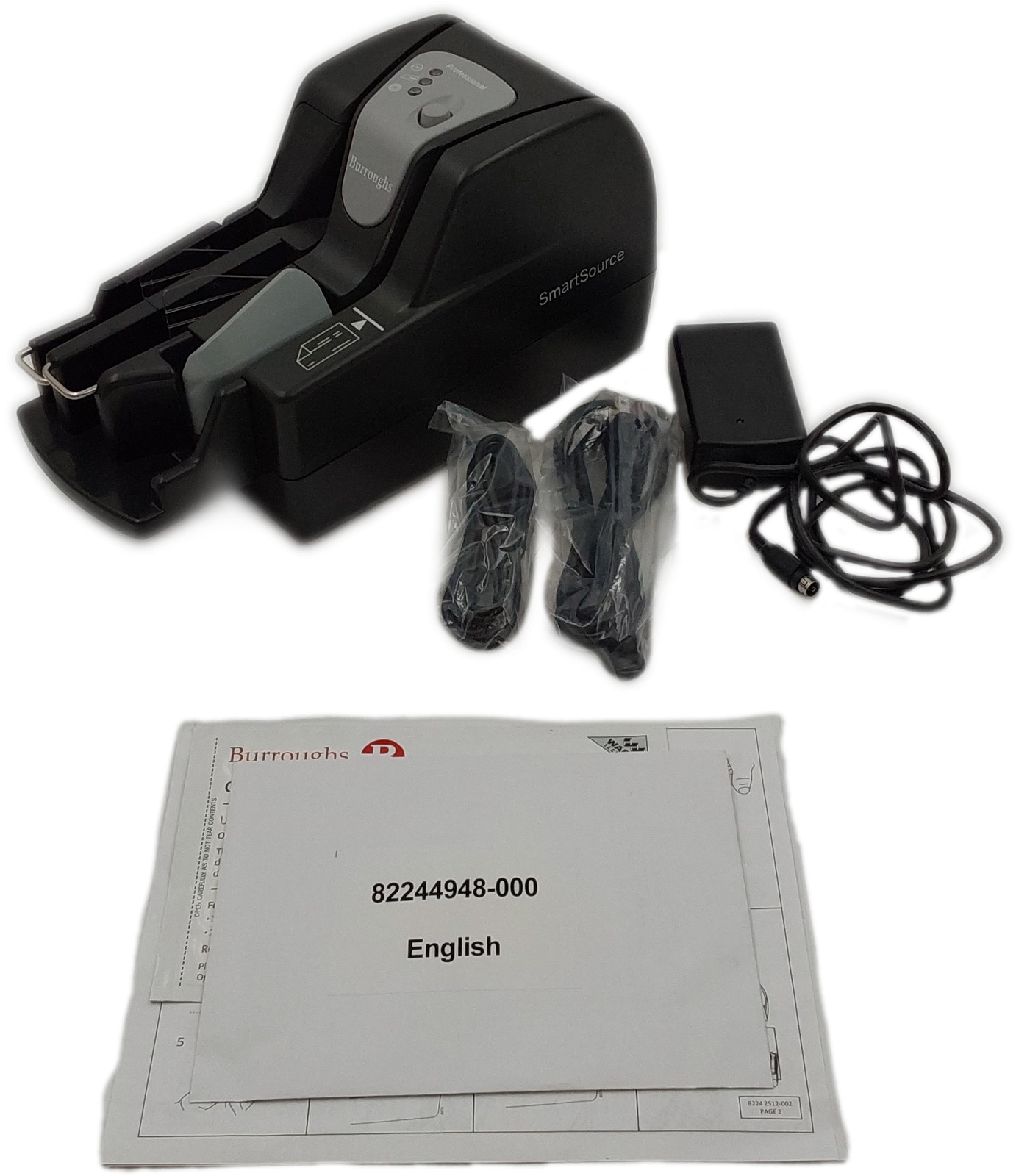 Burroughs SSP2120100-PKA SmartSource Digital Check Pass-Through Scanner