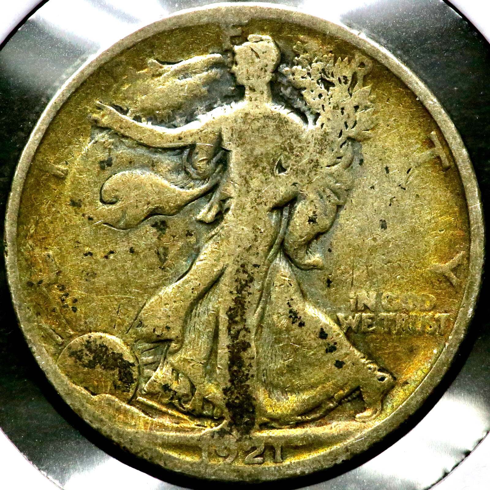 1921-D Walking Liberty Half 1/2 Dollar  R1006