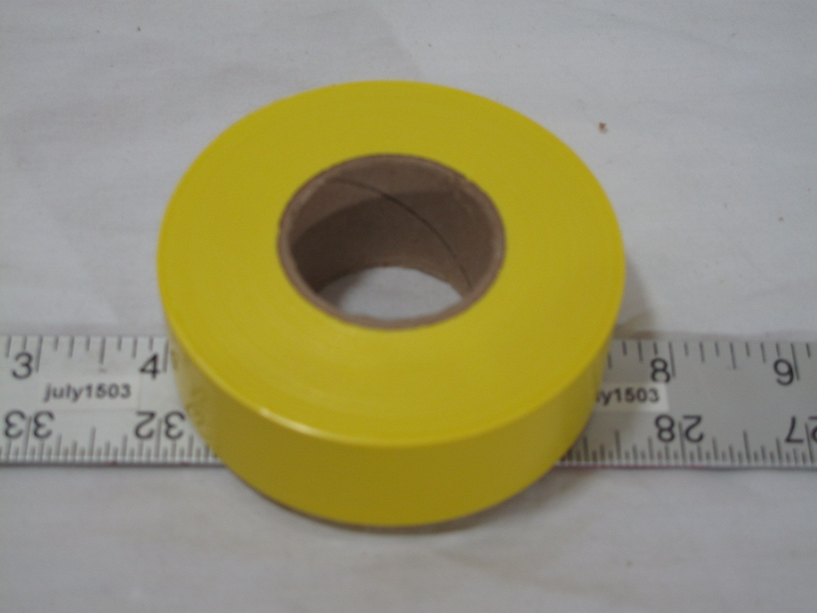 (1) NEW Roll Yellow Flagging Tape 1-3/16" x 300' 2 mil Trail Marking
