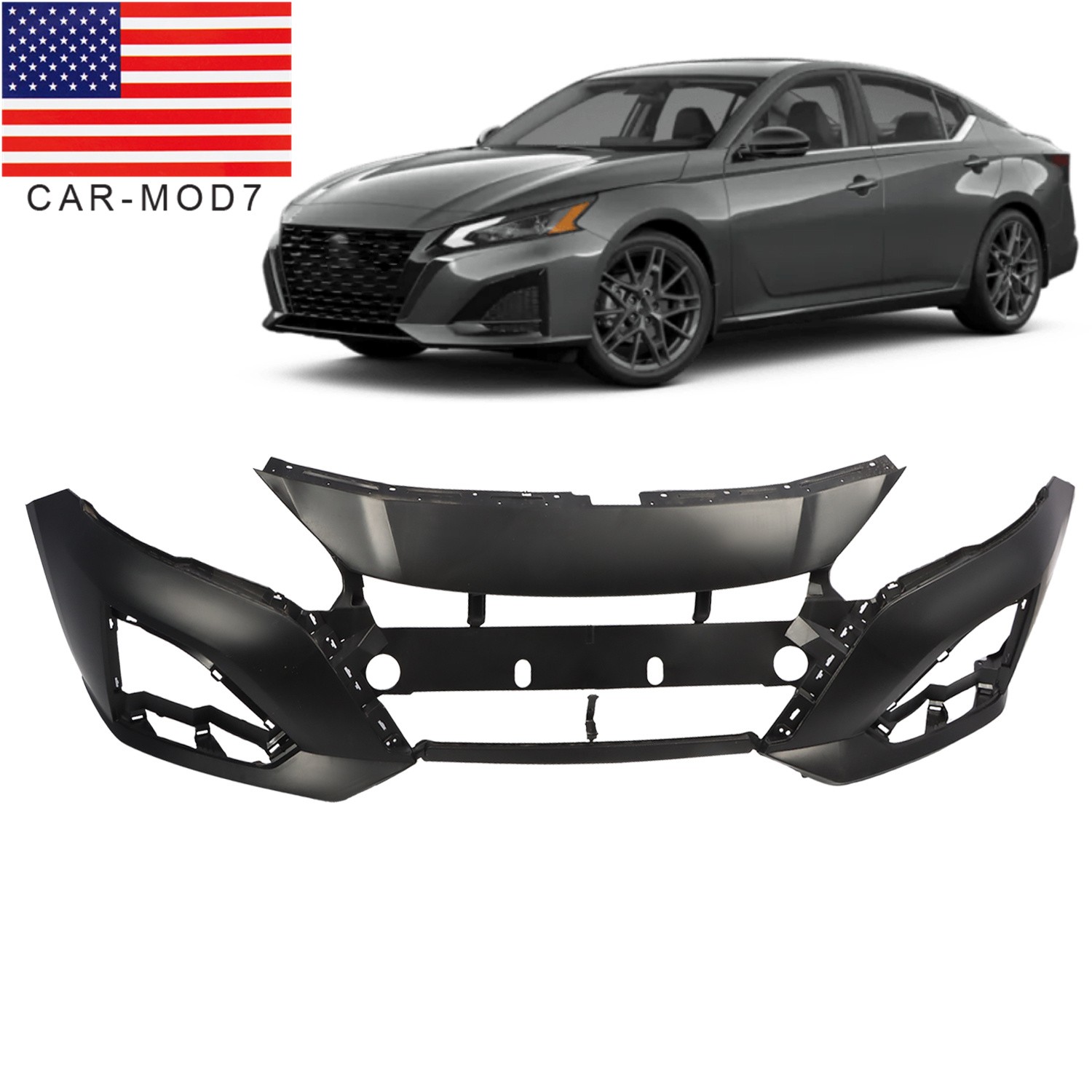 NEW Primered - Front Bumper Cover Fascia for 2023 2024 2025 Nissan Altima S/SV