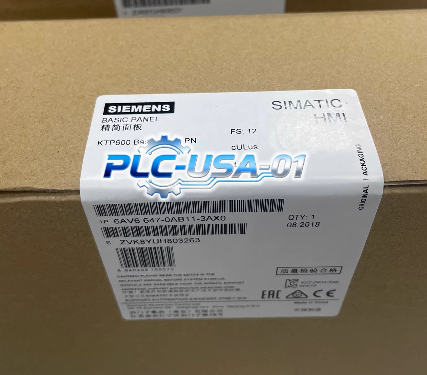 1PCS New Siemens 6AV6647-0AB11-3AX0 Touch Panel 6AV66470AB113AX0  Fast ship