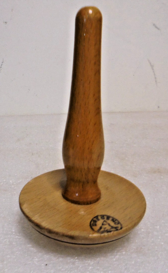 WOODEN vintage DARNING MUSHROOM sewing TOOL