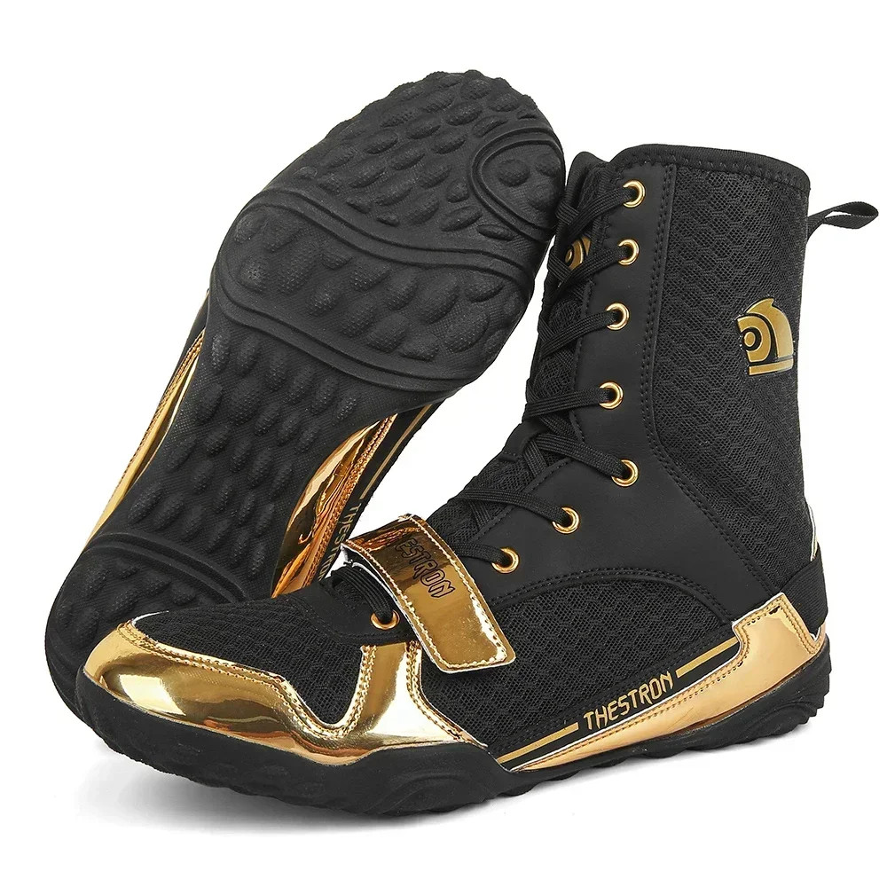 Men Outdoor Wrestling Training Sports Shoes Professional Boxing Flats Sneakers