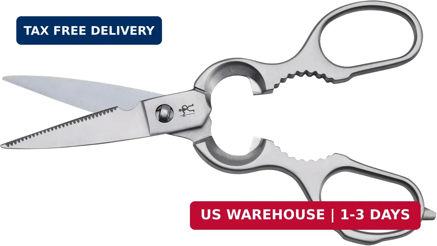 Henckels Heavy-Duty Take-Apart 8-in Stainless Kitchen Shears