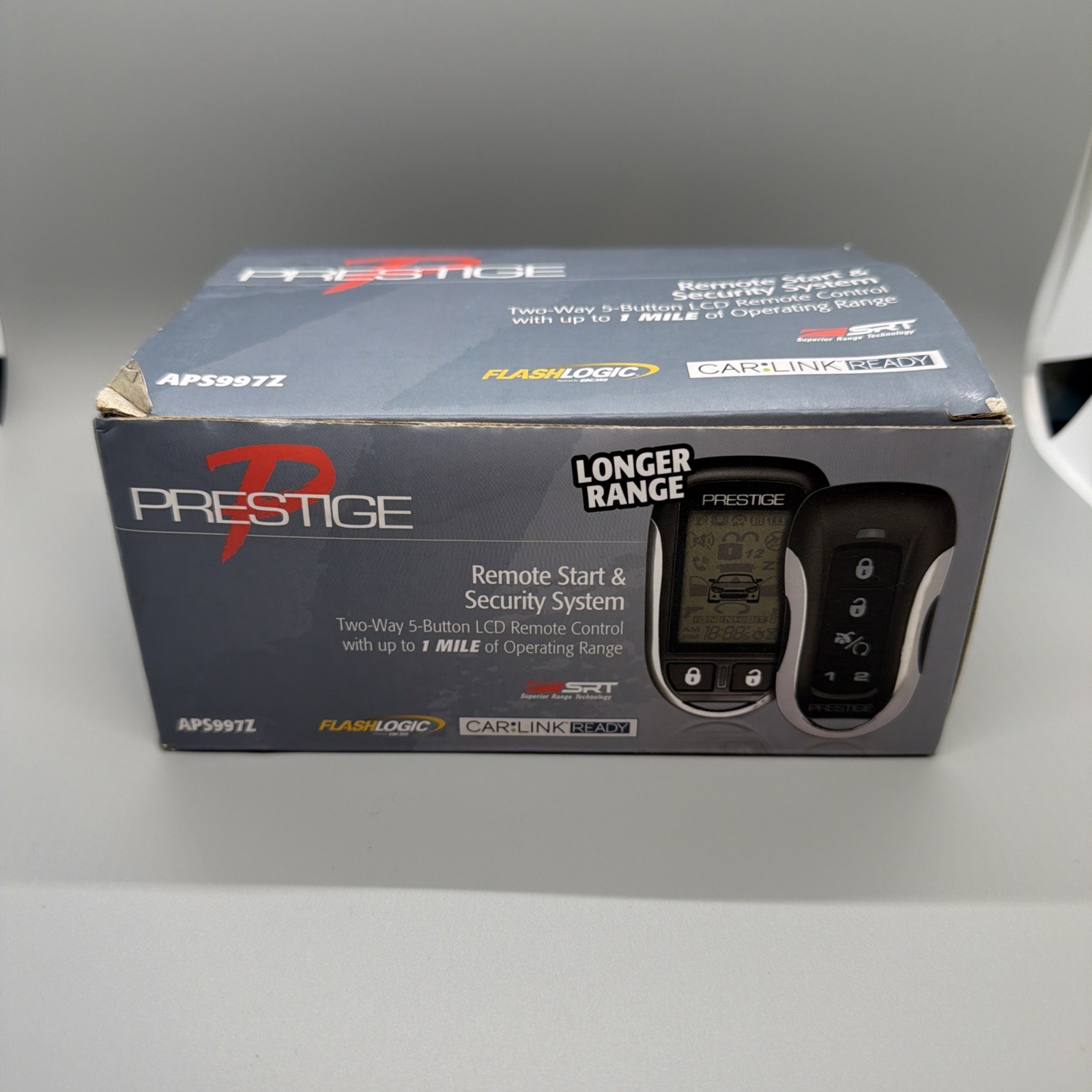 NEW Audiovox Prestige APS997Z 2-Way Car Remote Start and Alarm Security 1 Mile