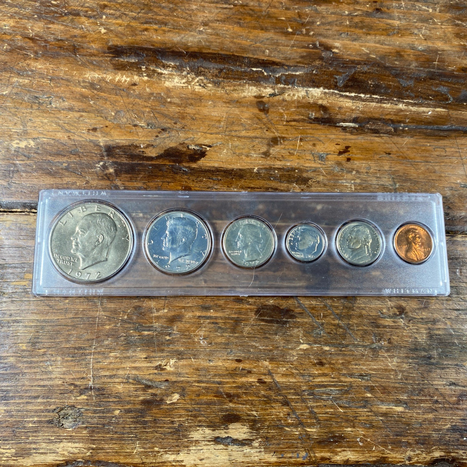1972 Birth Year Set (6 coin) Stock Photo