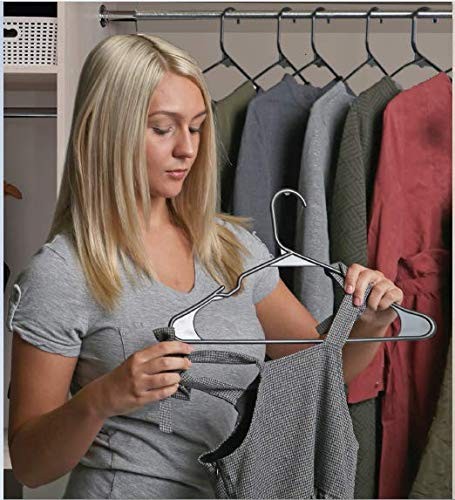 Sharpty Plastic Hangers Clothes Hangers for Clothing, Closet, Coats Shirts -