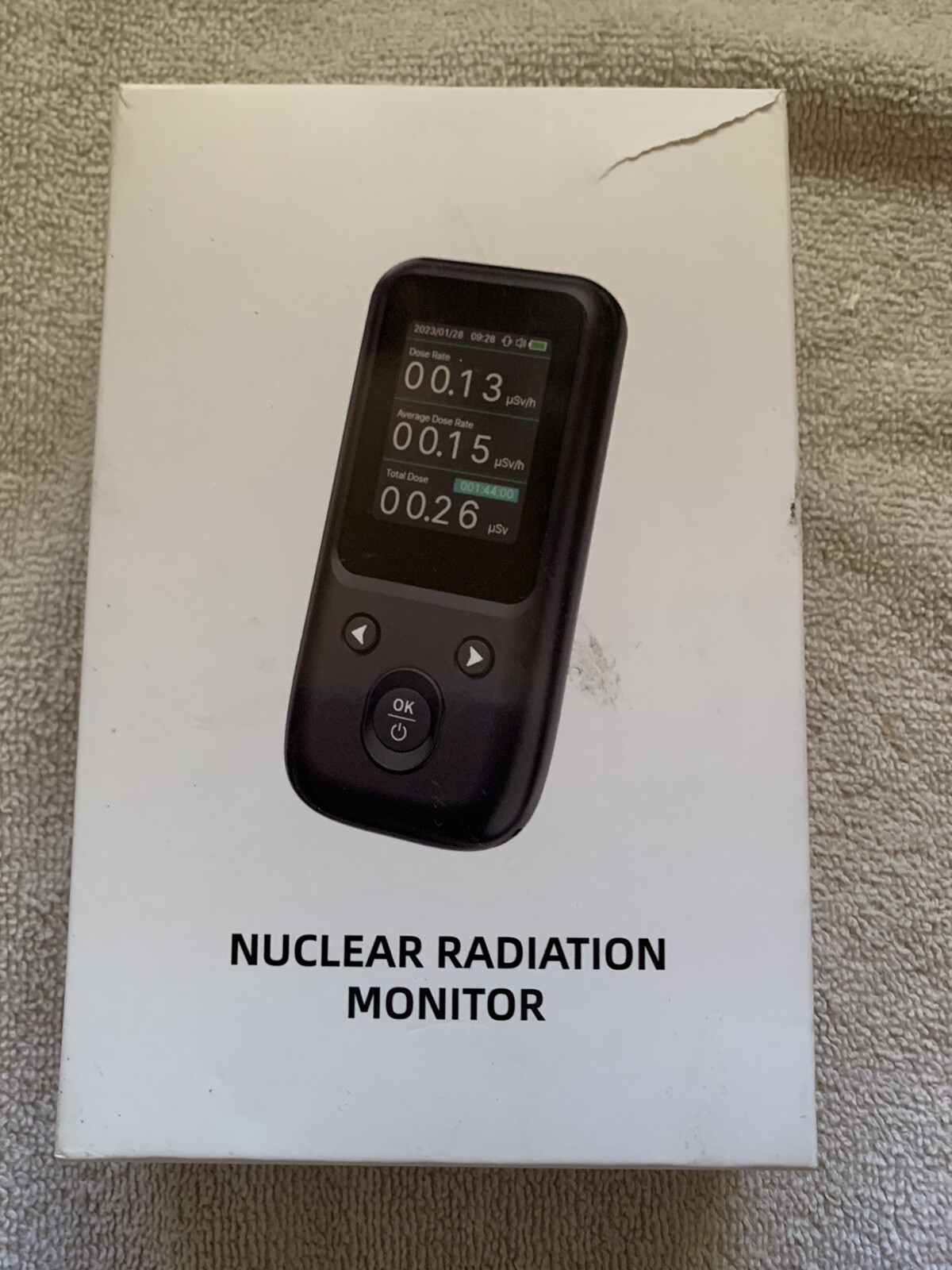 Radiation measuring device Geiger counter