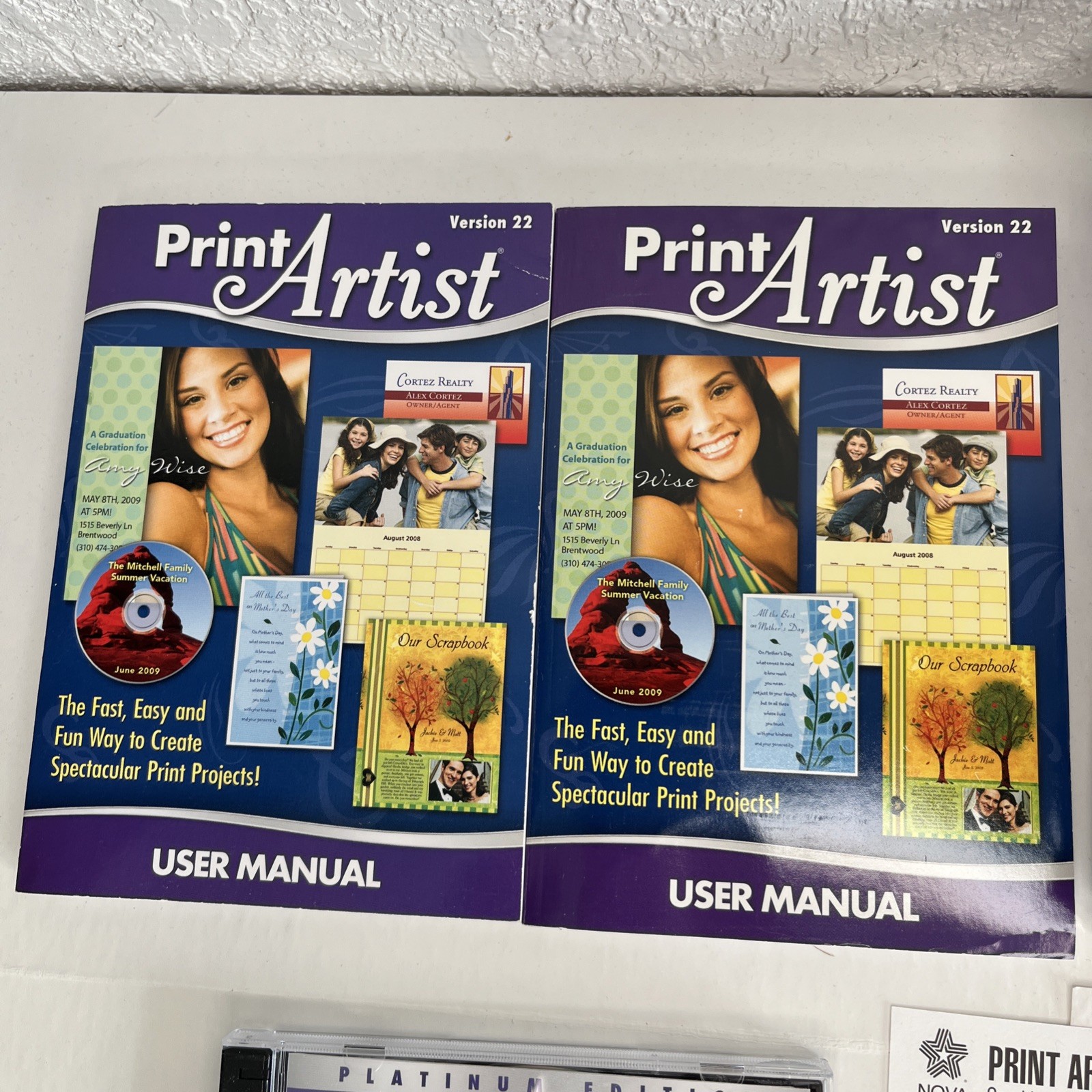 Print Artist Version 22 Platinum Edition Software Original Box CD 2007 USA