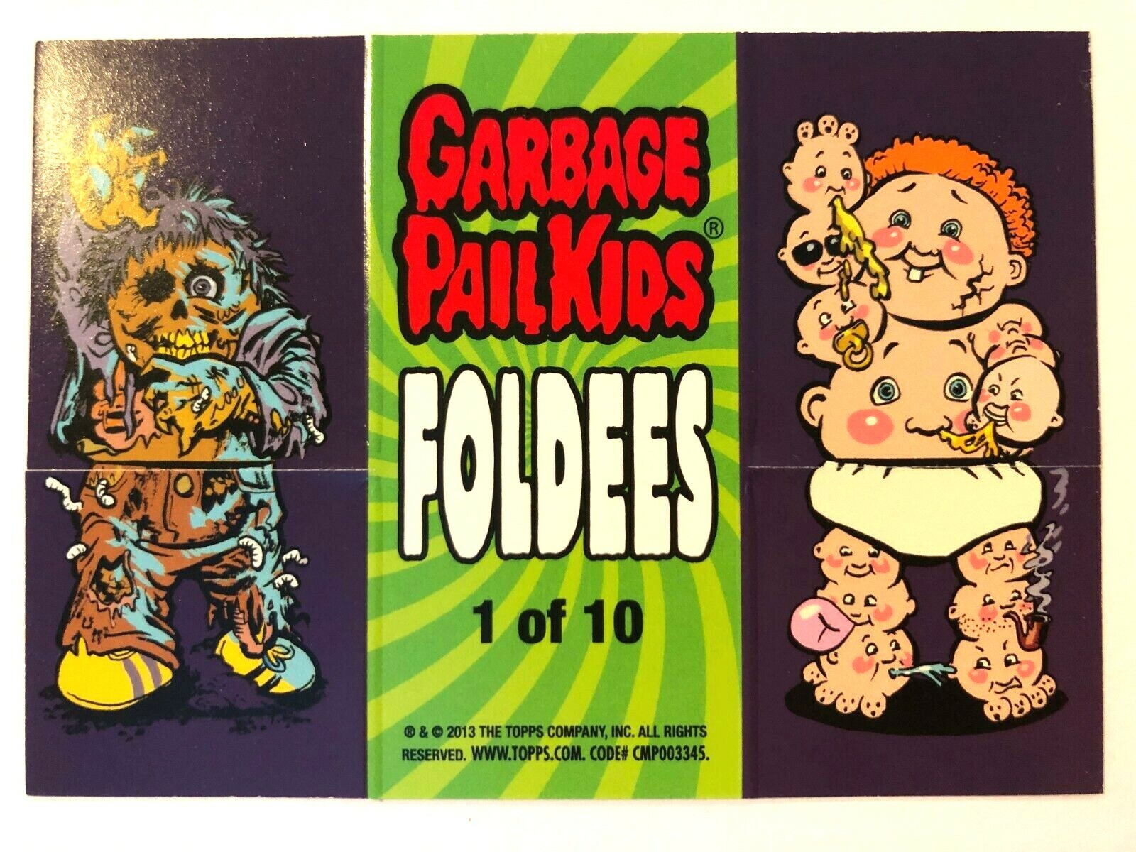 Garbage Pail Kids GPK 2013 Series 2 FOLDEES MINT Card/Sticker *Pick One*