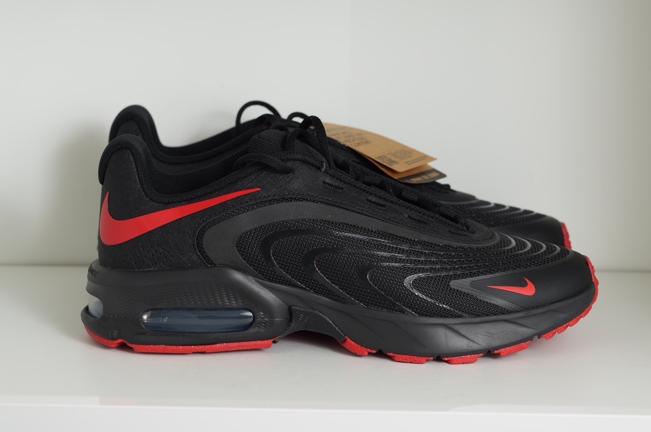 Men's Nike Air Max Fire Casual Shoes Black/University Red IO4510 010 US 11.5