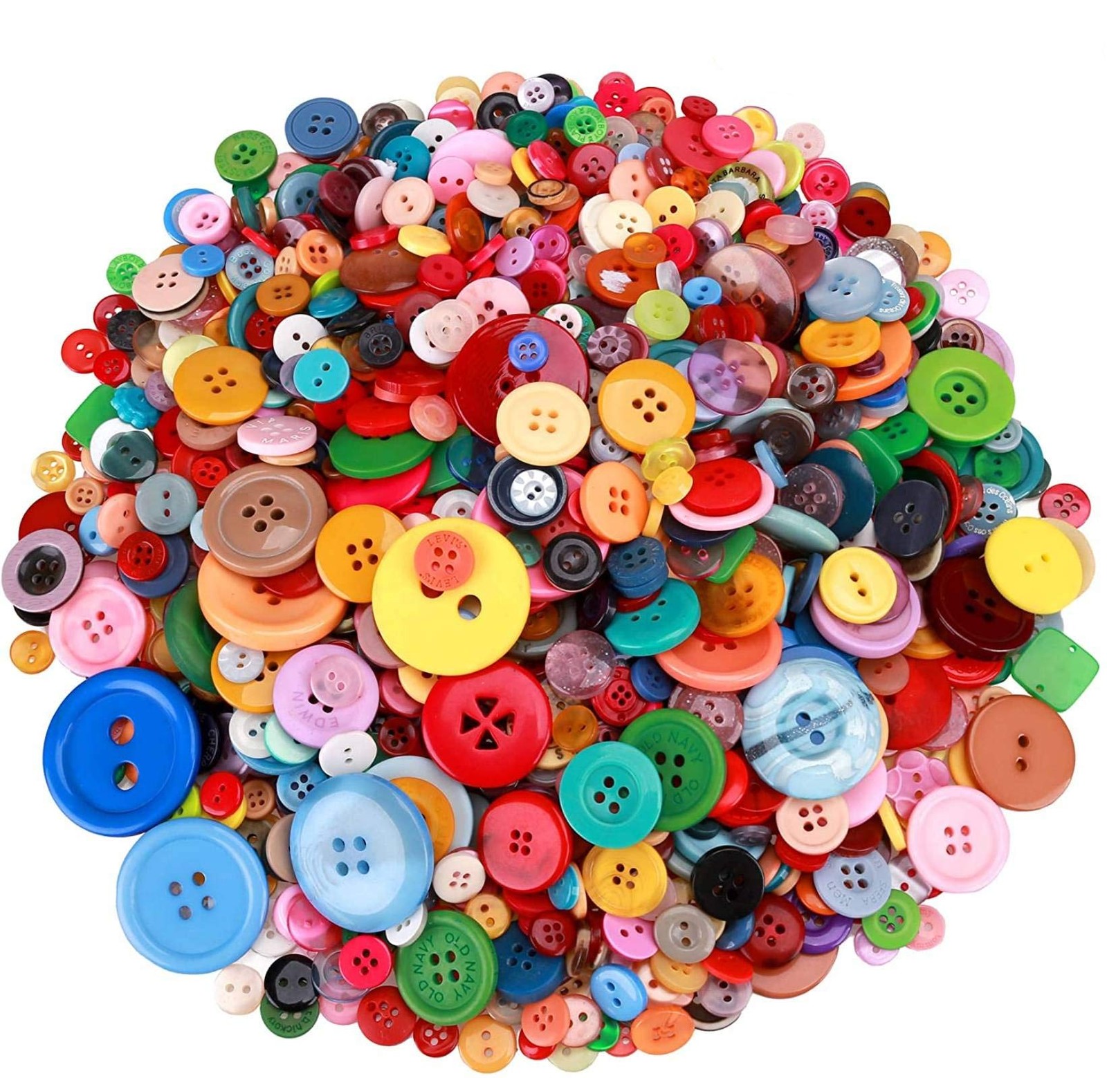 0.28 inches to 1.38 inches, Assorted,Yellow,Blue,Mixed Color,Green,Pink,Red