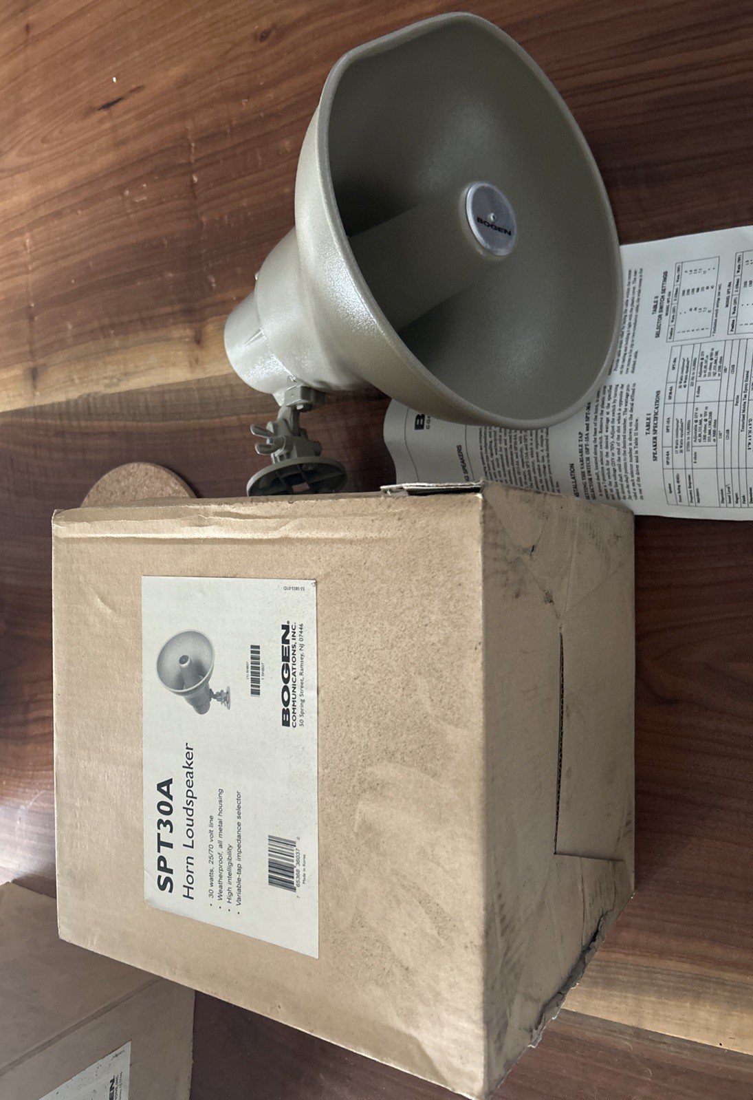 BOGEN SPT30A Weatherproof Horn Loudspeaker with Dents
