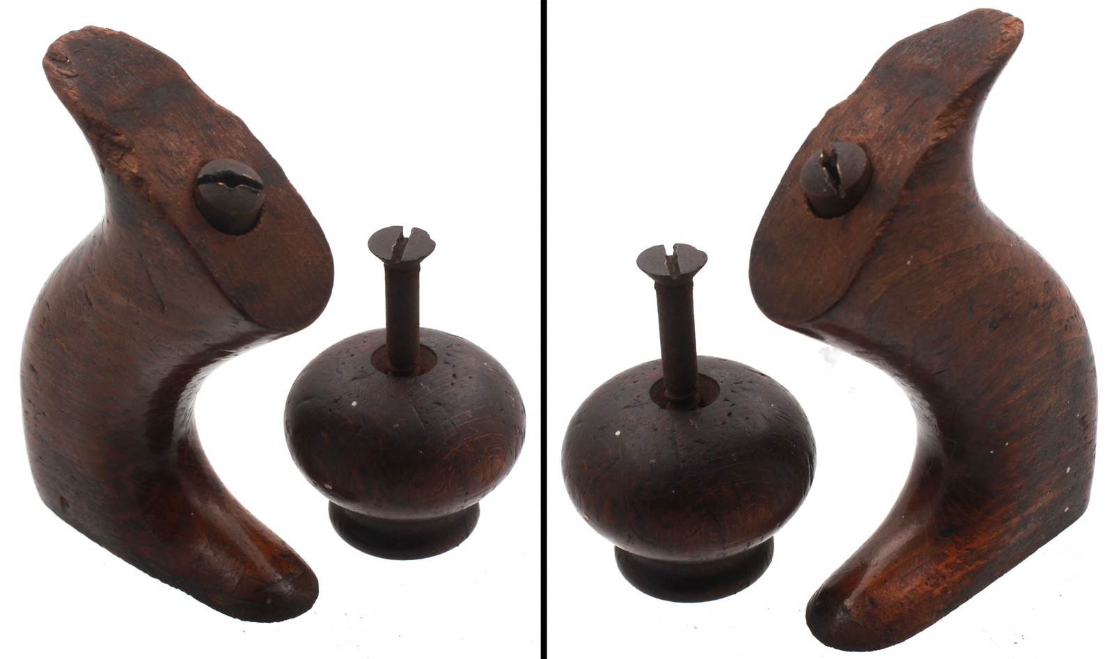 Orig. Handle, Knob & Screws for Early Stanley No. 35 Transitional -mjdtoolparts