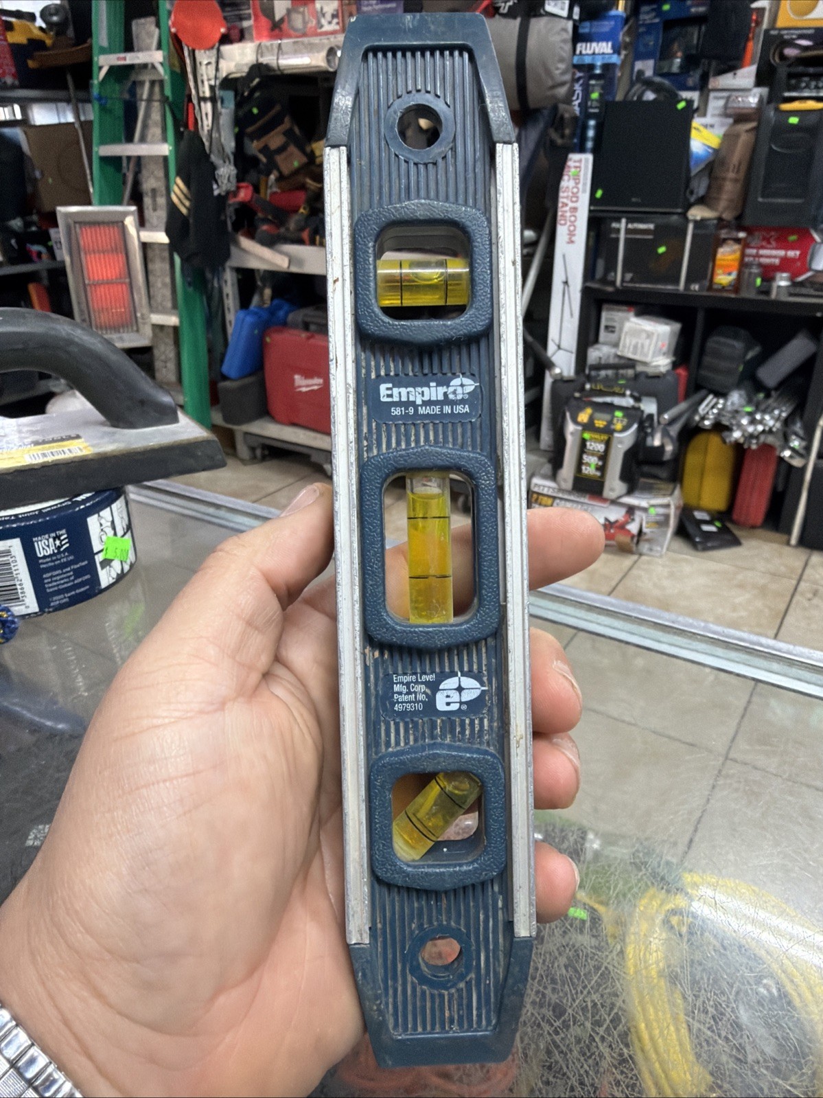 Empire Magnetic Torpedo 9" Level 581-9 USA Blue