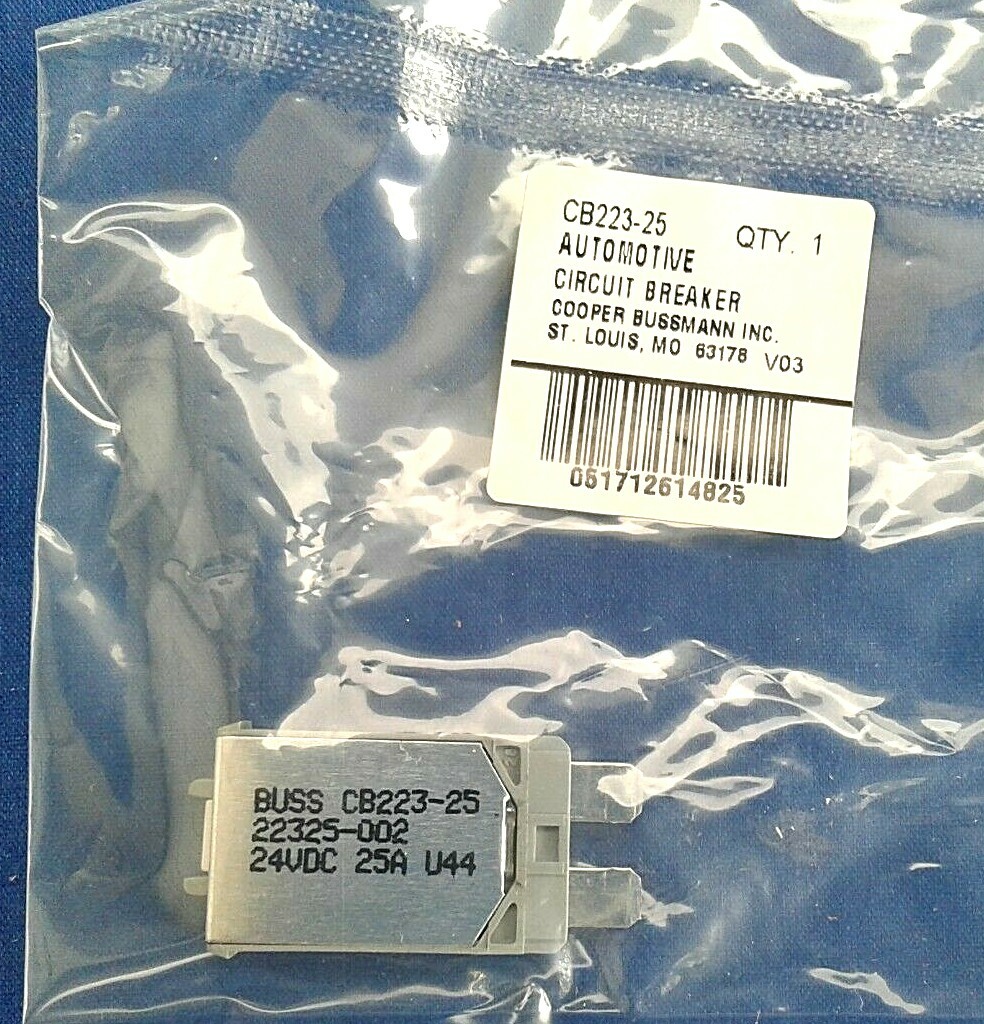 Buss 25 Amp Circuit Breaker # CB223-25 Type III Discounts on 2 or More