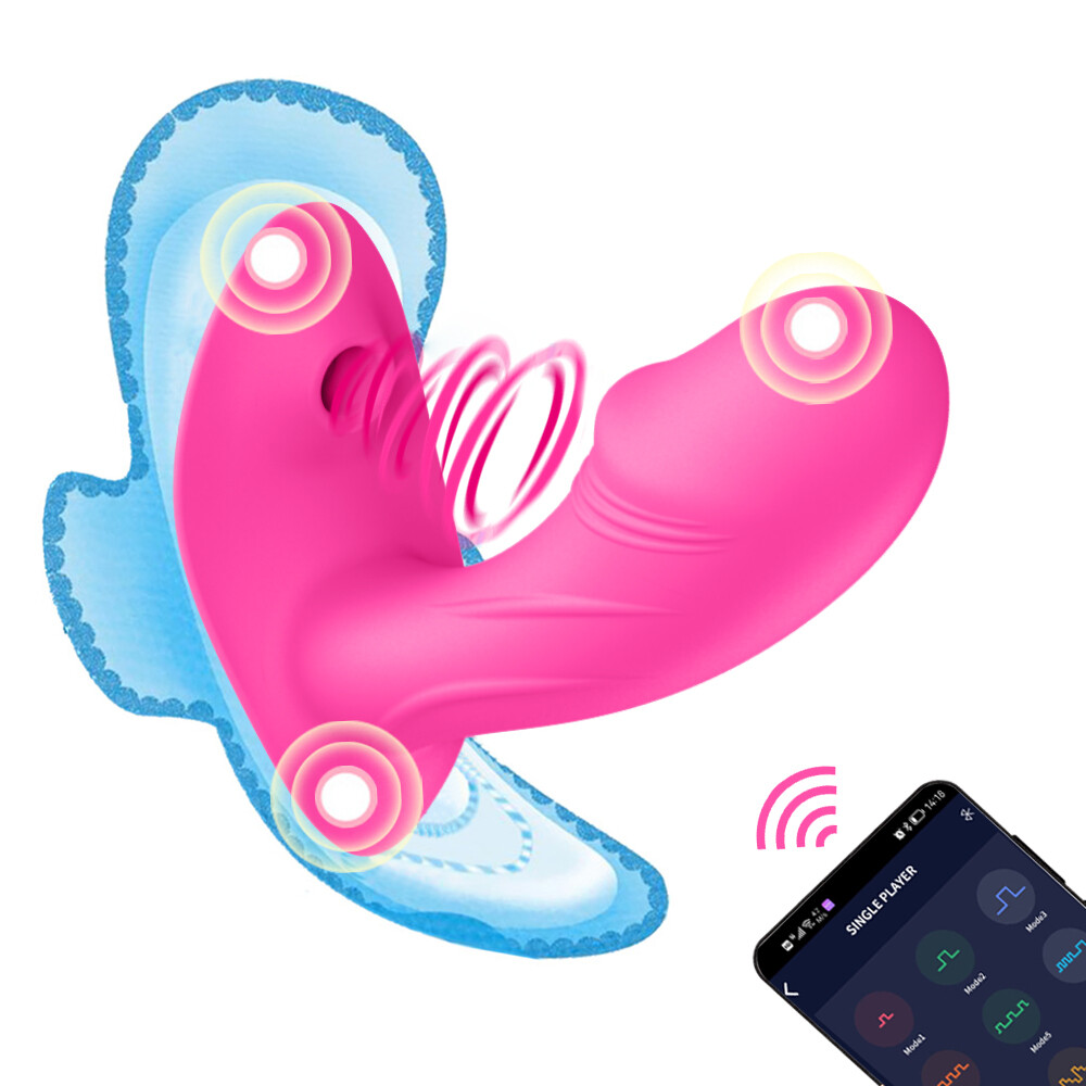 Rechargerable Bluetooth APP Remote Control Wearable Vibrating Panties Women 2024