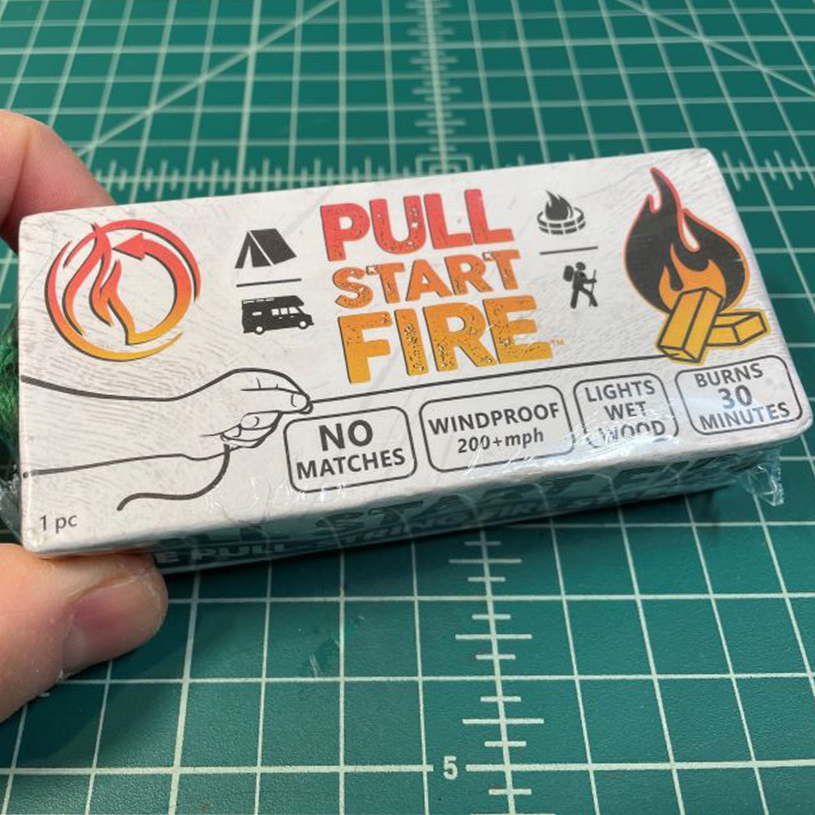 Pull Start Fire Pull String Easy To Use Fire Starter Campfire Survival Gear