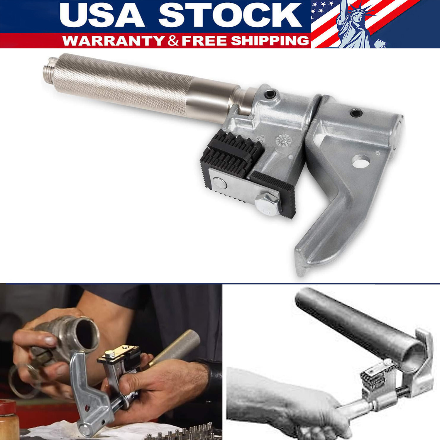 Outside Thread Chaser Replace External Thread Repair Tool for 1-1/4” to 5” OD