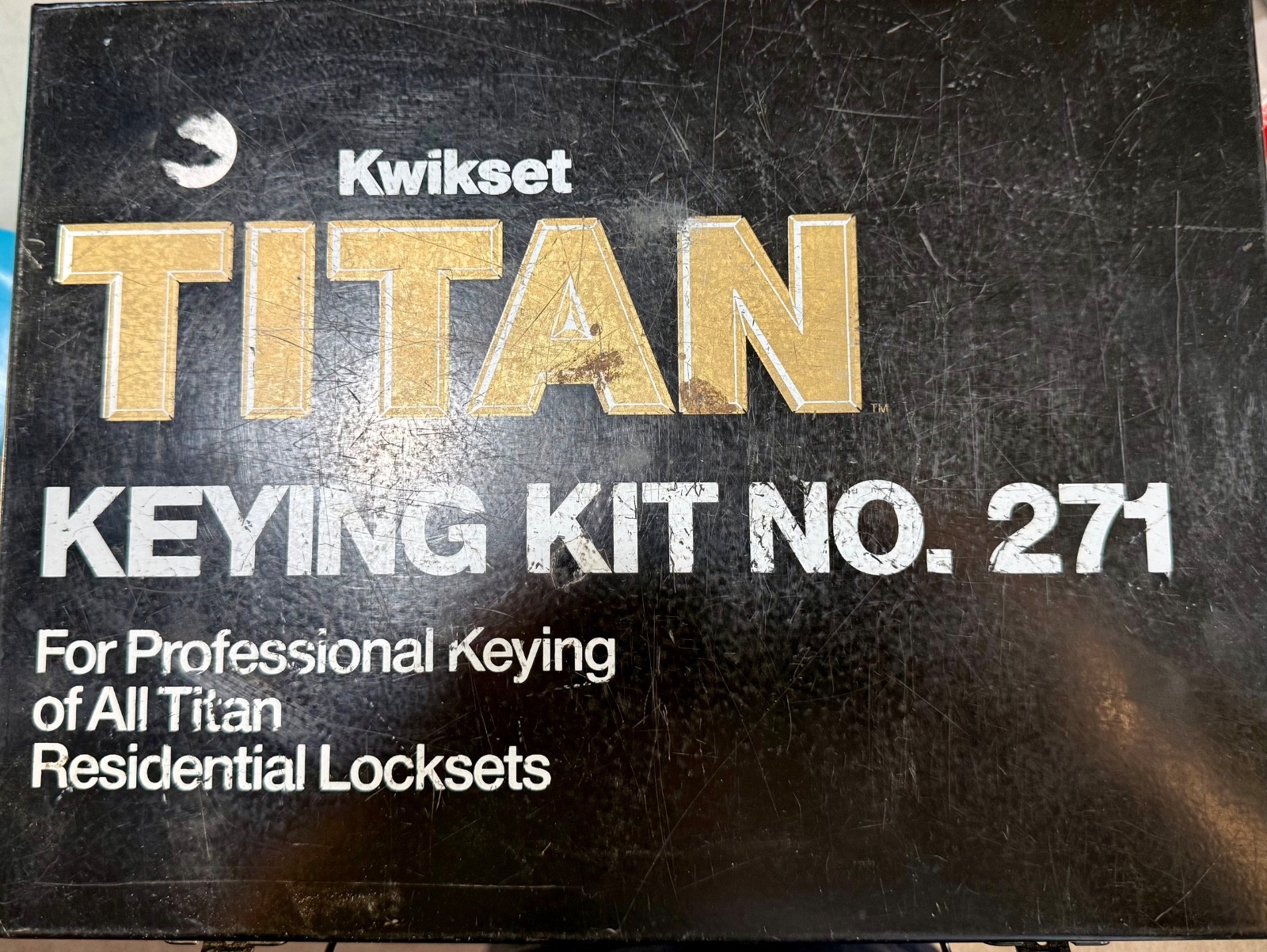 Kwikset TITAN Professional Keying Kit NO. 271 For TITAN Residential Locksets d9