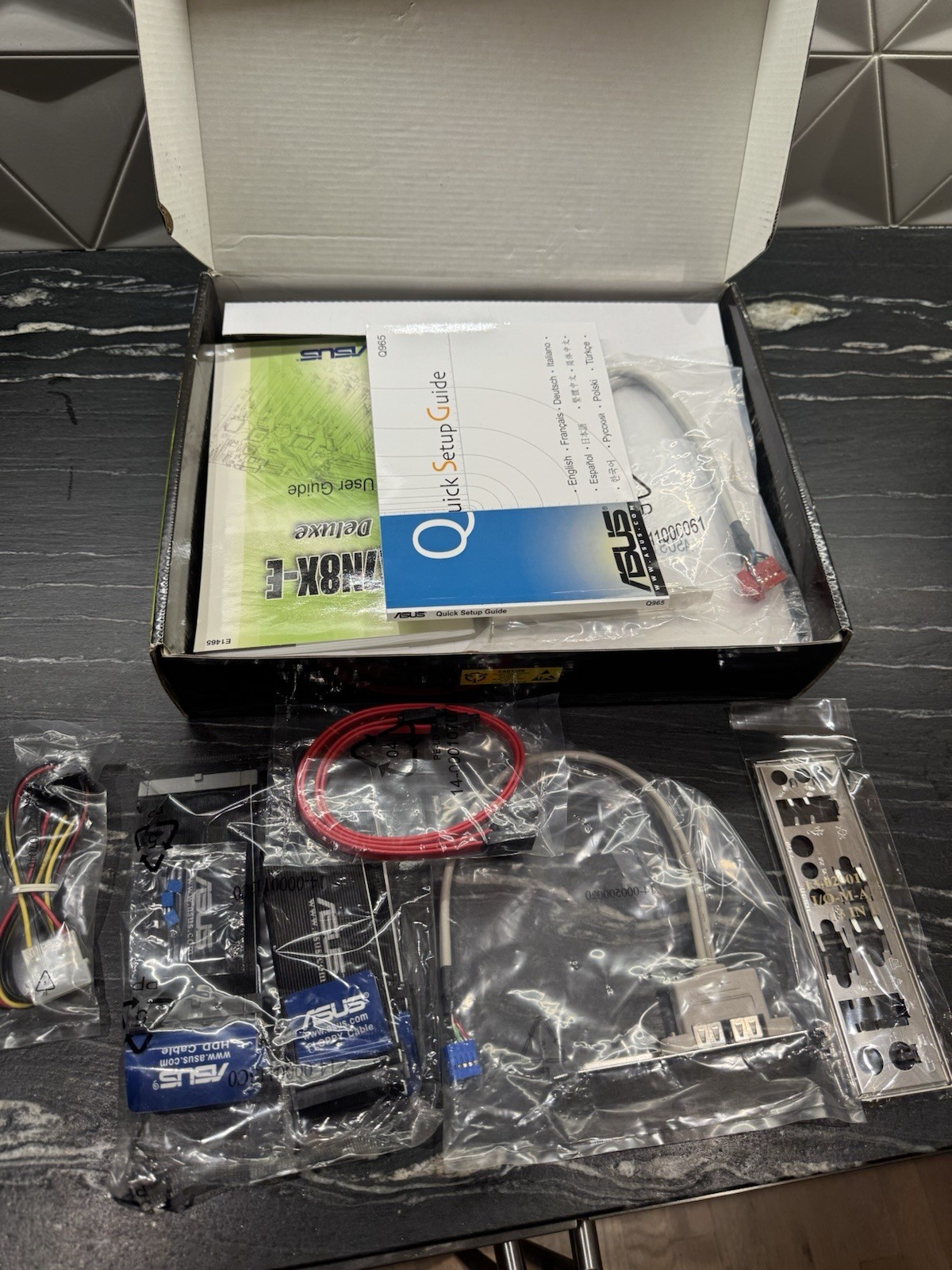 Asus A7N8X-E Deluxe Motherboard Socket A Nforce 2 Ultra 400 CIB Nos Rare Vintage