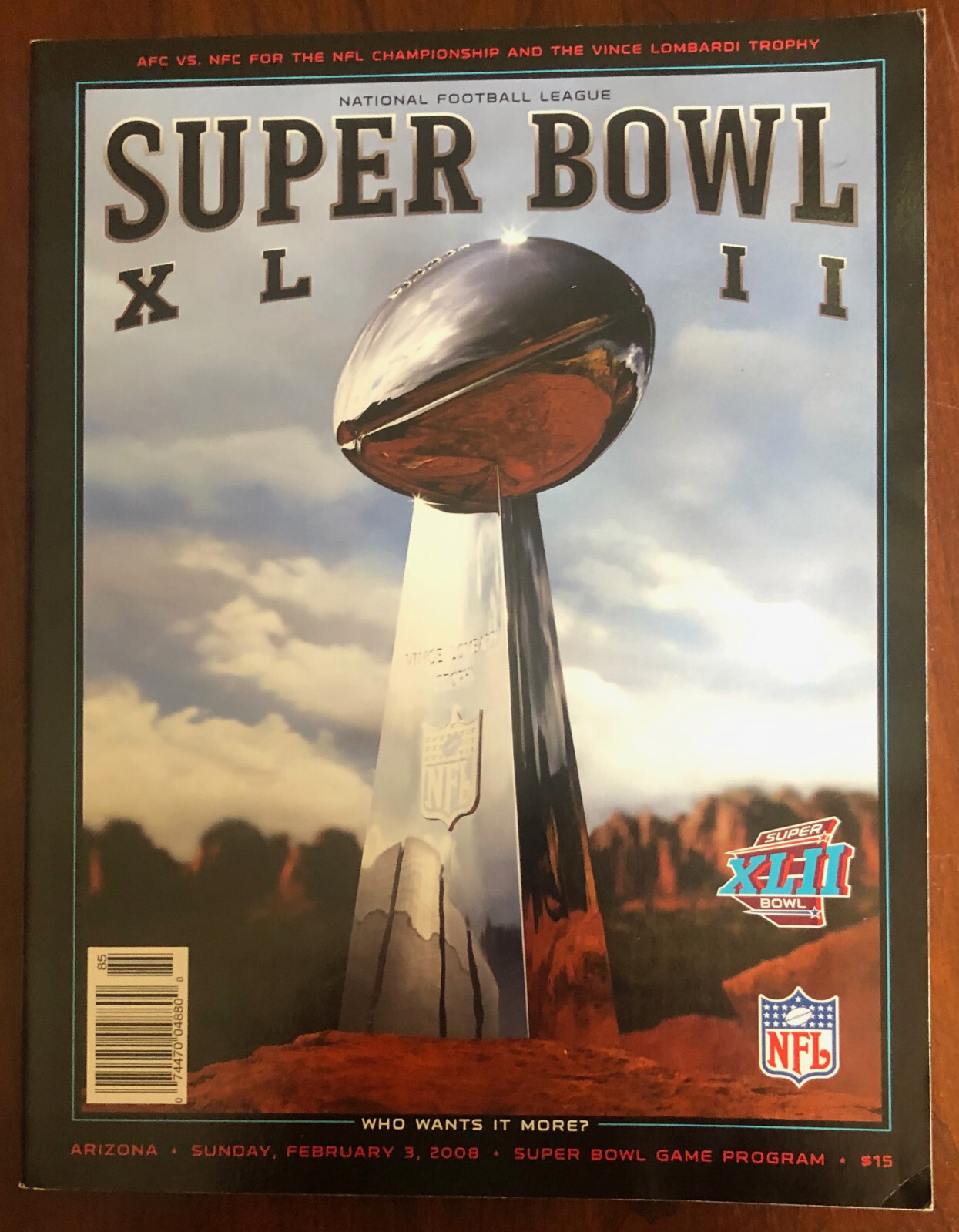 2008 Super Bowl XLII New England Patriots vs. New York Giants