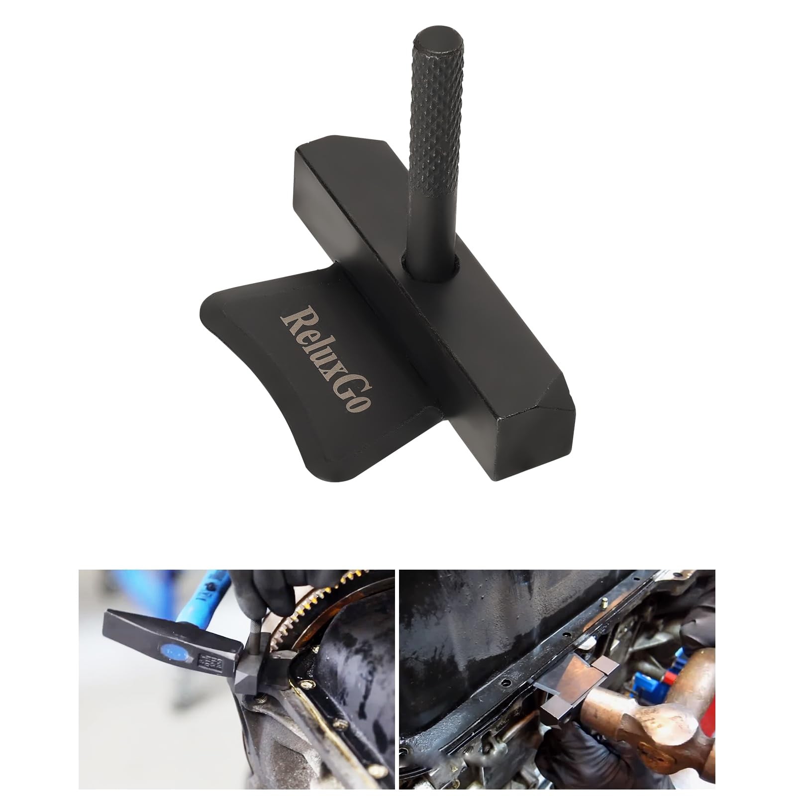 ReluxGo Oil Pan Separator Tool Compatible with oil pan separator tool, black