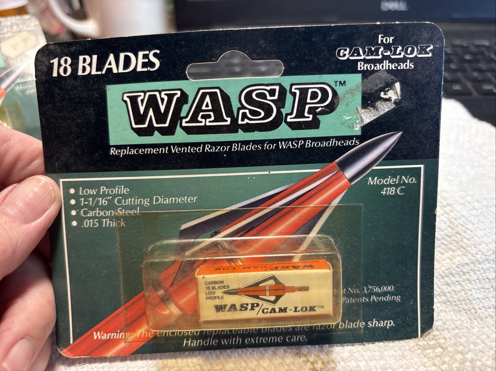 Wasp Replacement Blades For Cam-Lok 418C