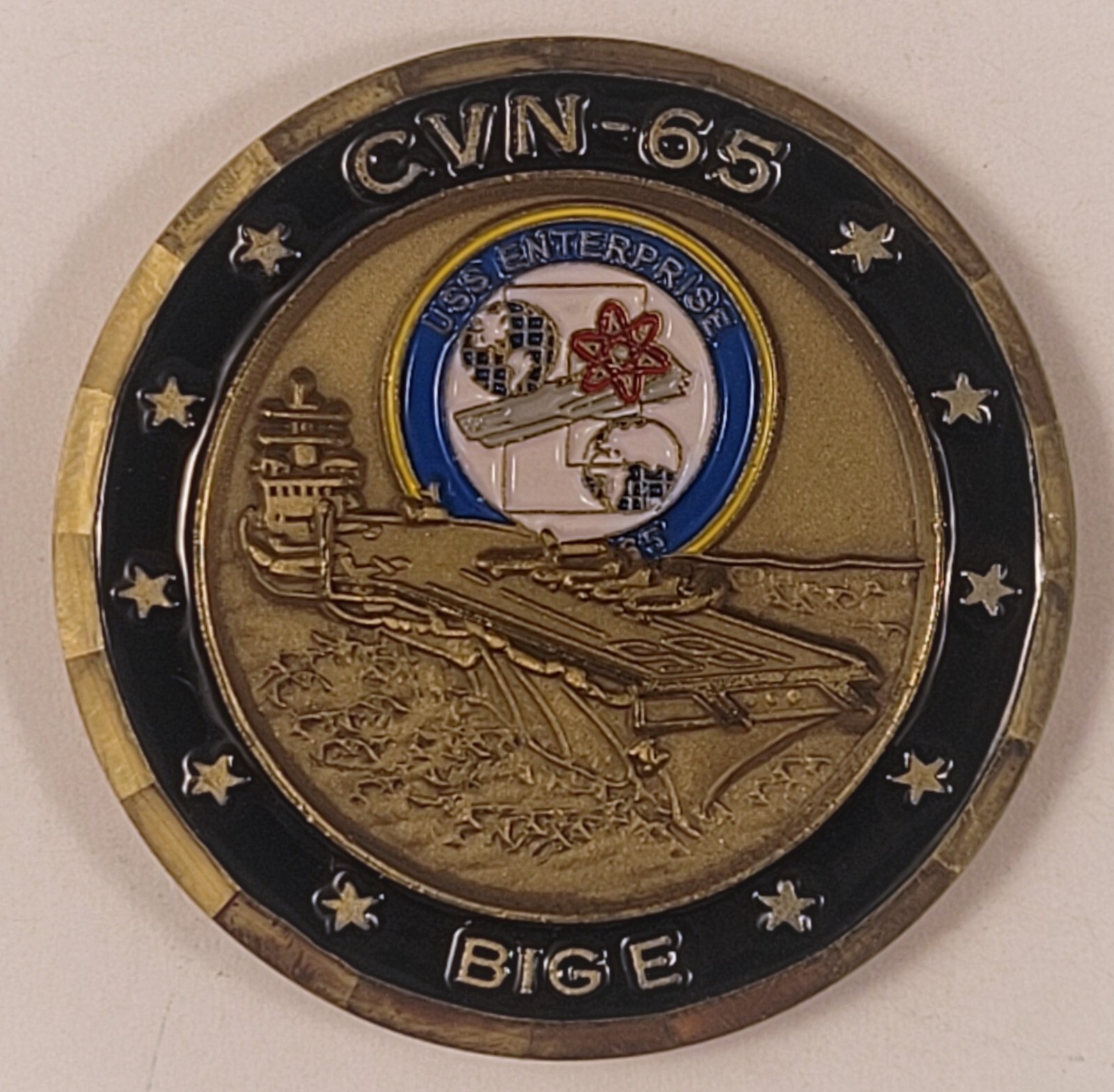 NEW USN -U.S. NAVY-USS ENTERPRISE- CVN-65 - BIG E- Challenge Coin-Free Shipping