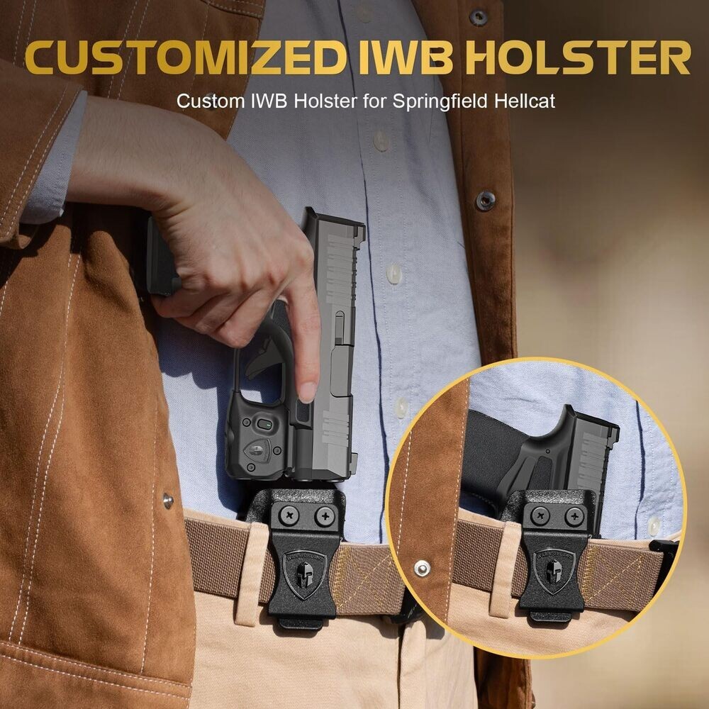 TSG Red Laser Sight-Weapon Light-Holster Combo Fits: Springfield Hellcat