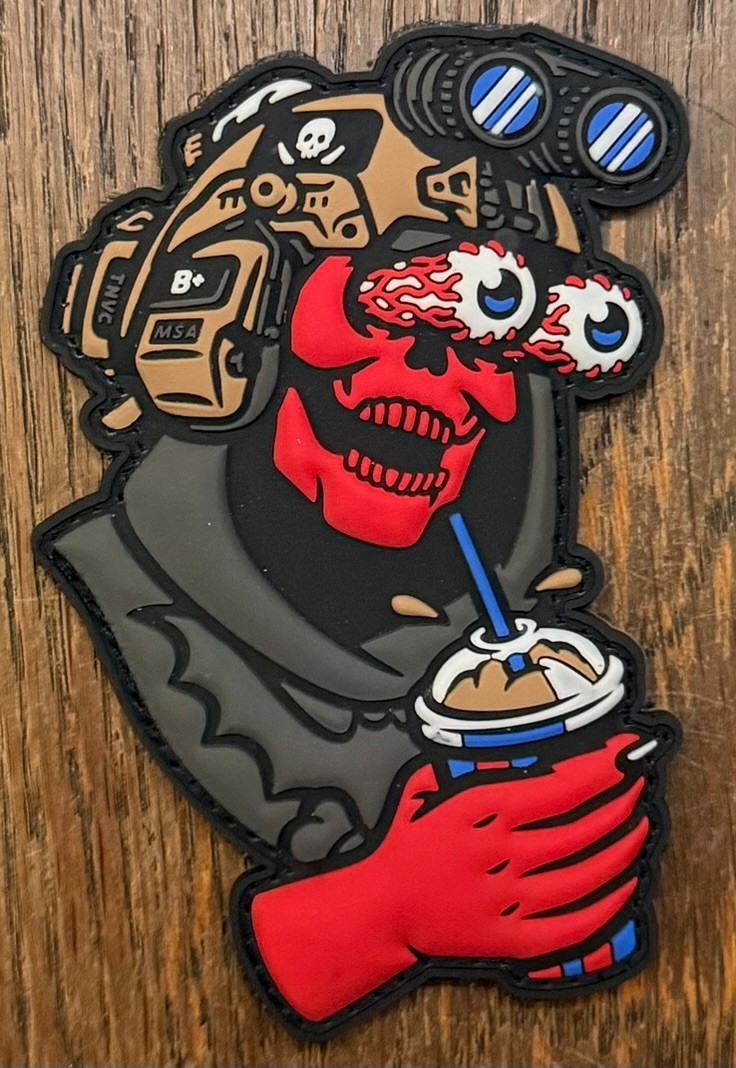 Wasteland Kooks “Misfortunes” "Bugged Out" Red Variant PVC Patch