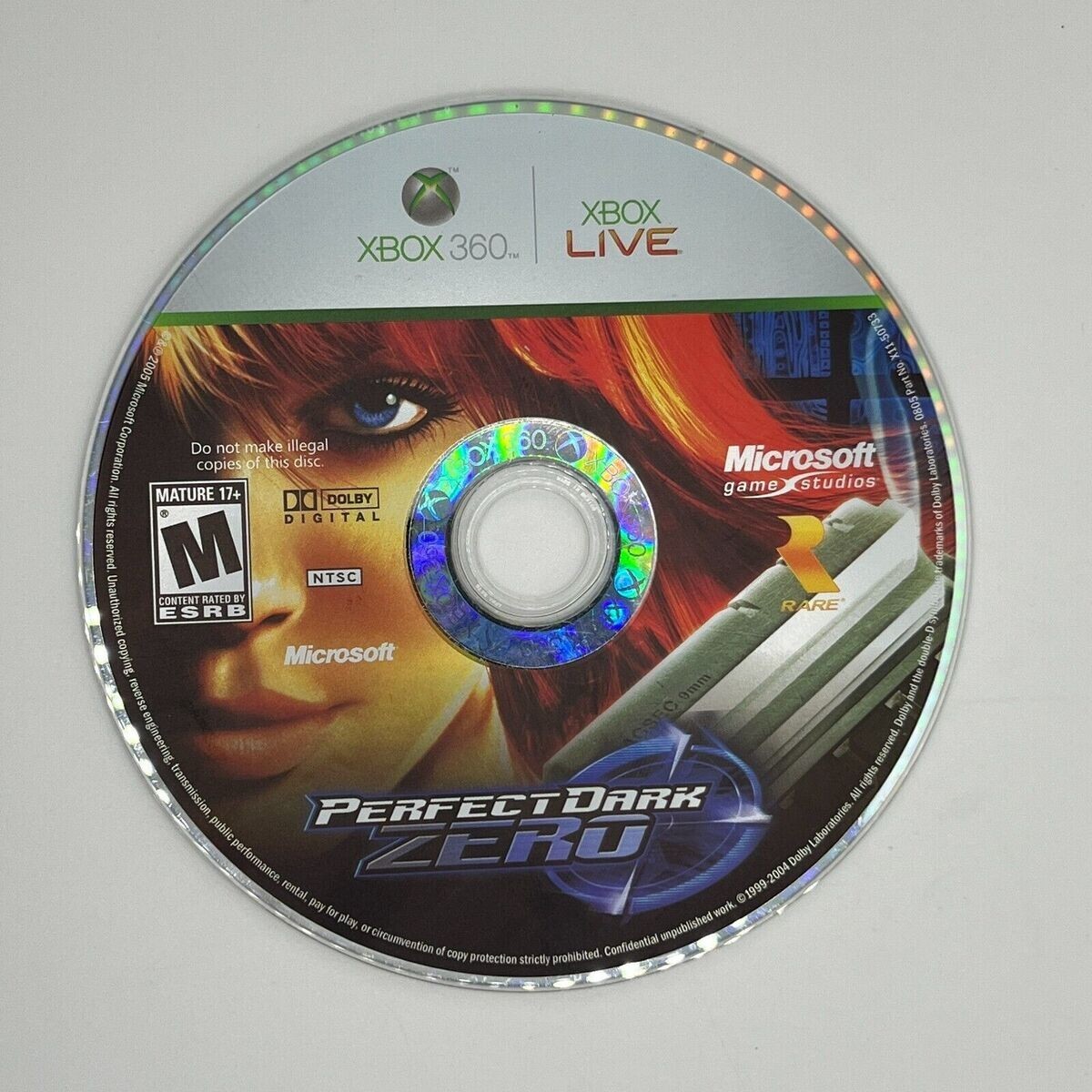 Perfect Dark Zero (Xbox 360, 2005) DISC ONLY! NO TRACK! READ! BUNDLE & SAVE $$$!