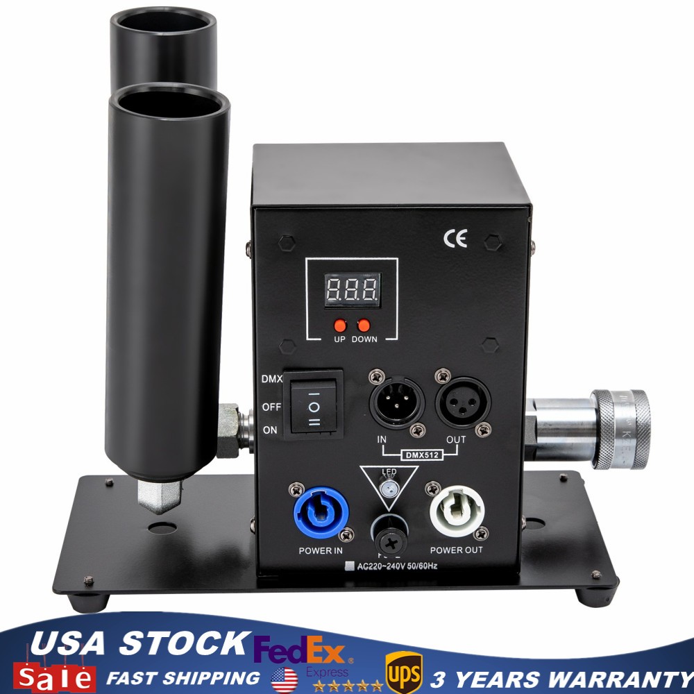 DJ Club Effect C02 Jet Machine Cryo DMX-512 Co2 Party Cannon Fogger Smoke Gun