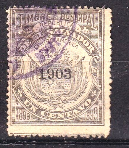 SALVADOR STAMP 1903-OBL.VG-SEE SCAN-P002