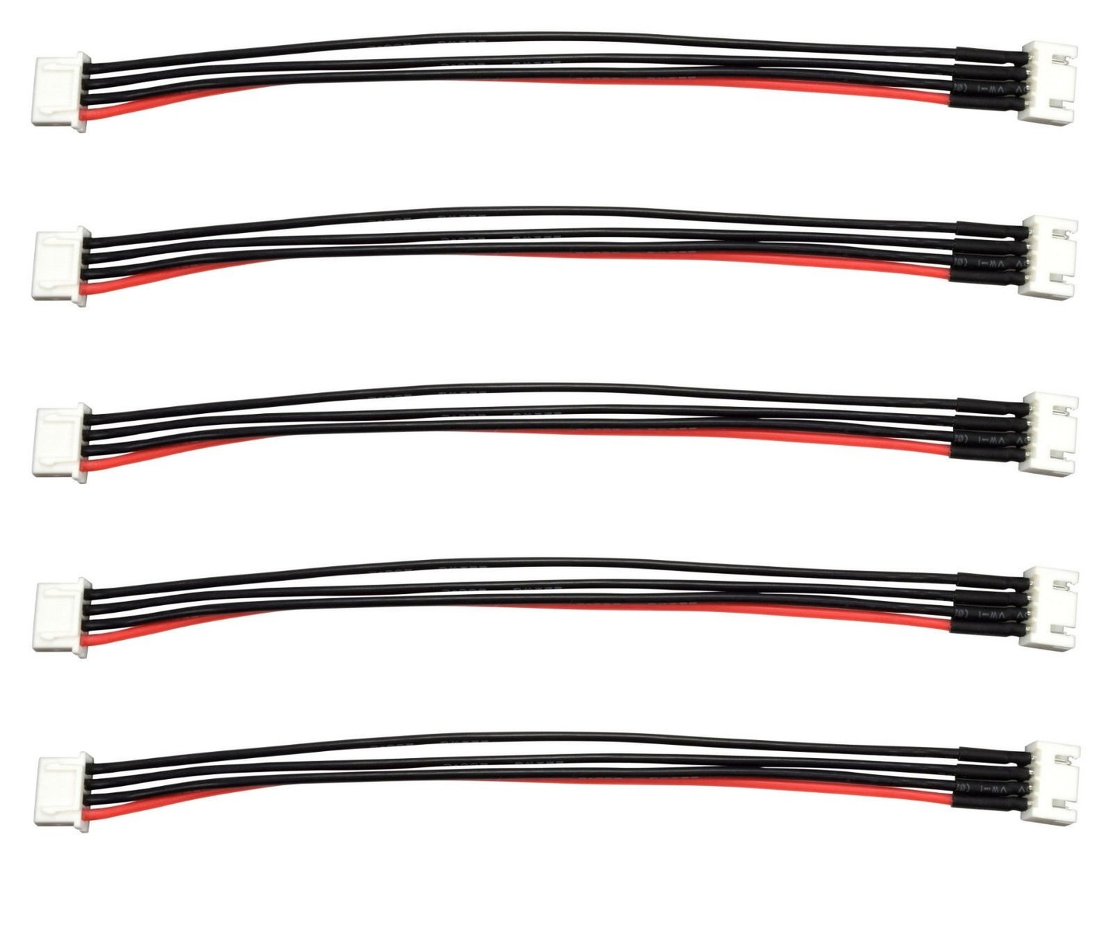 JST-XH 3S 6" / 150mm Balance Plug Extension Lead - 5 Pack #1091