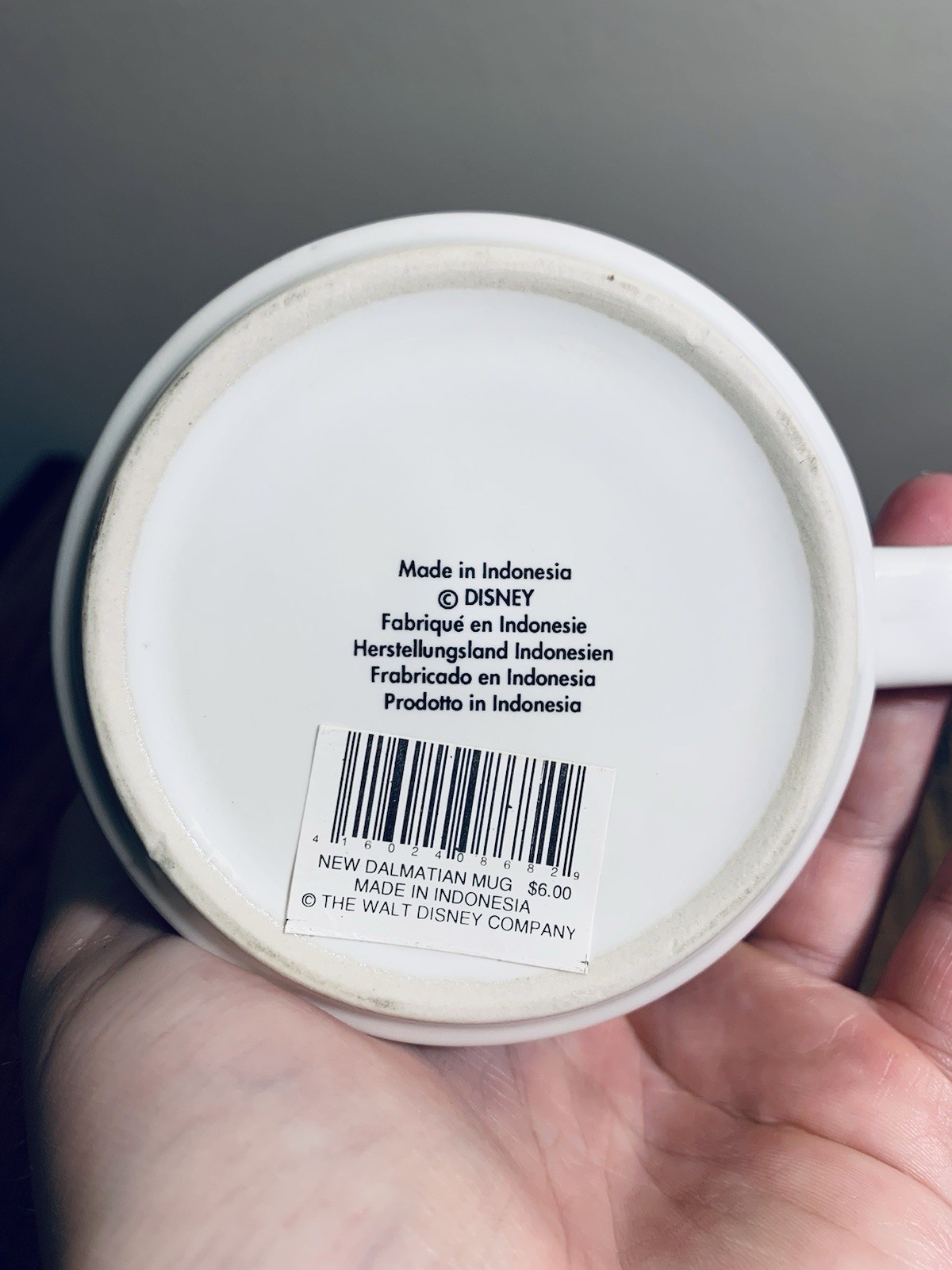 Walt Disney 101 Dalmatians Coffee Mug