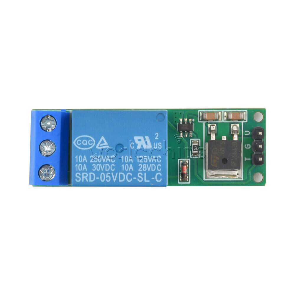 6-24V Flip-Flop Latch Relay Bistable Self-locking Low Pulse Trigger Relay Module