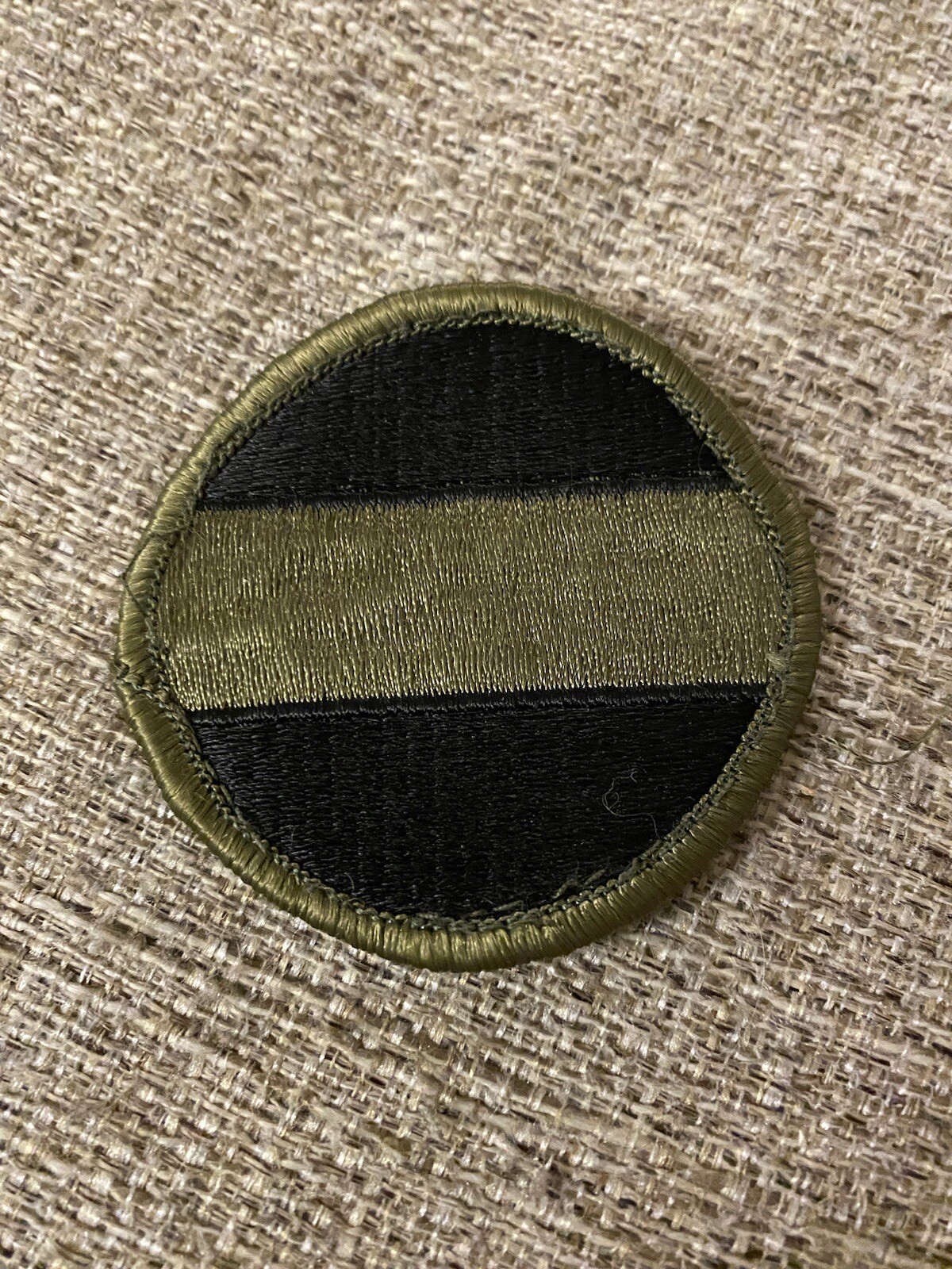 US Army Forces Command Round Subdued Patch FORSCOM INV4328