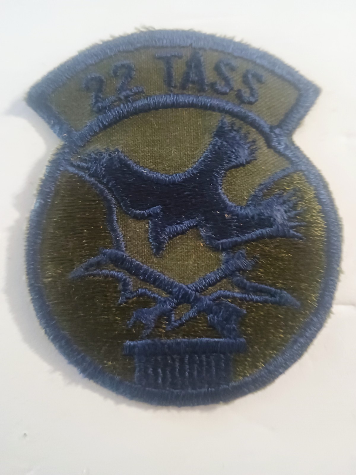 Vintage USAF 22nd TASS 22d Tactical Air Support Squadron Subdued Patch